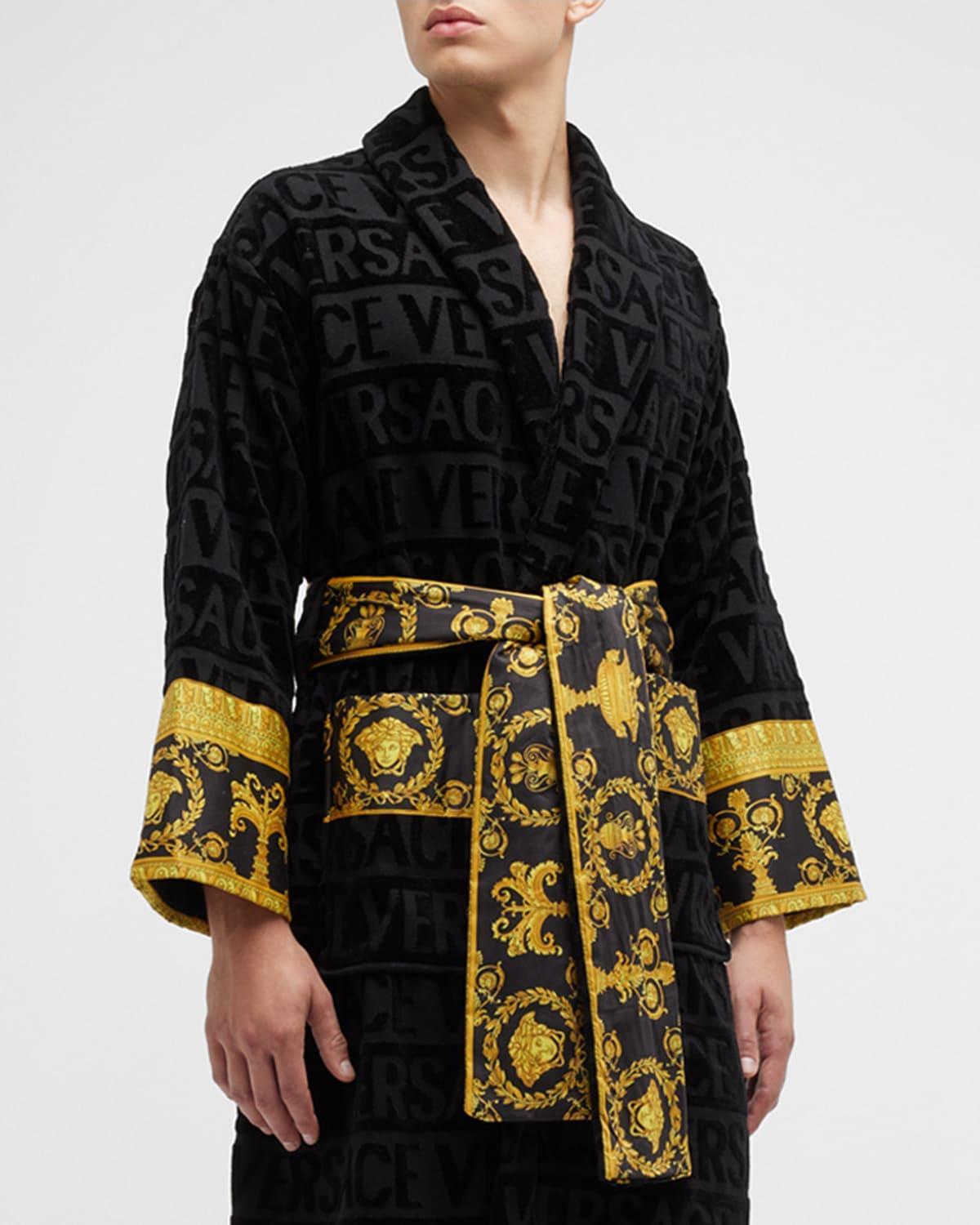 Mens Logo Baroque Bathrobe Product Image