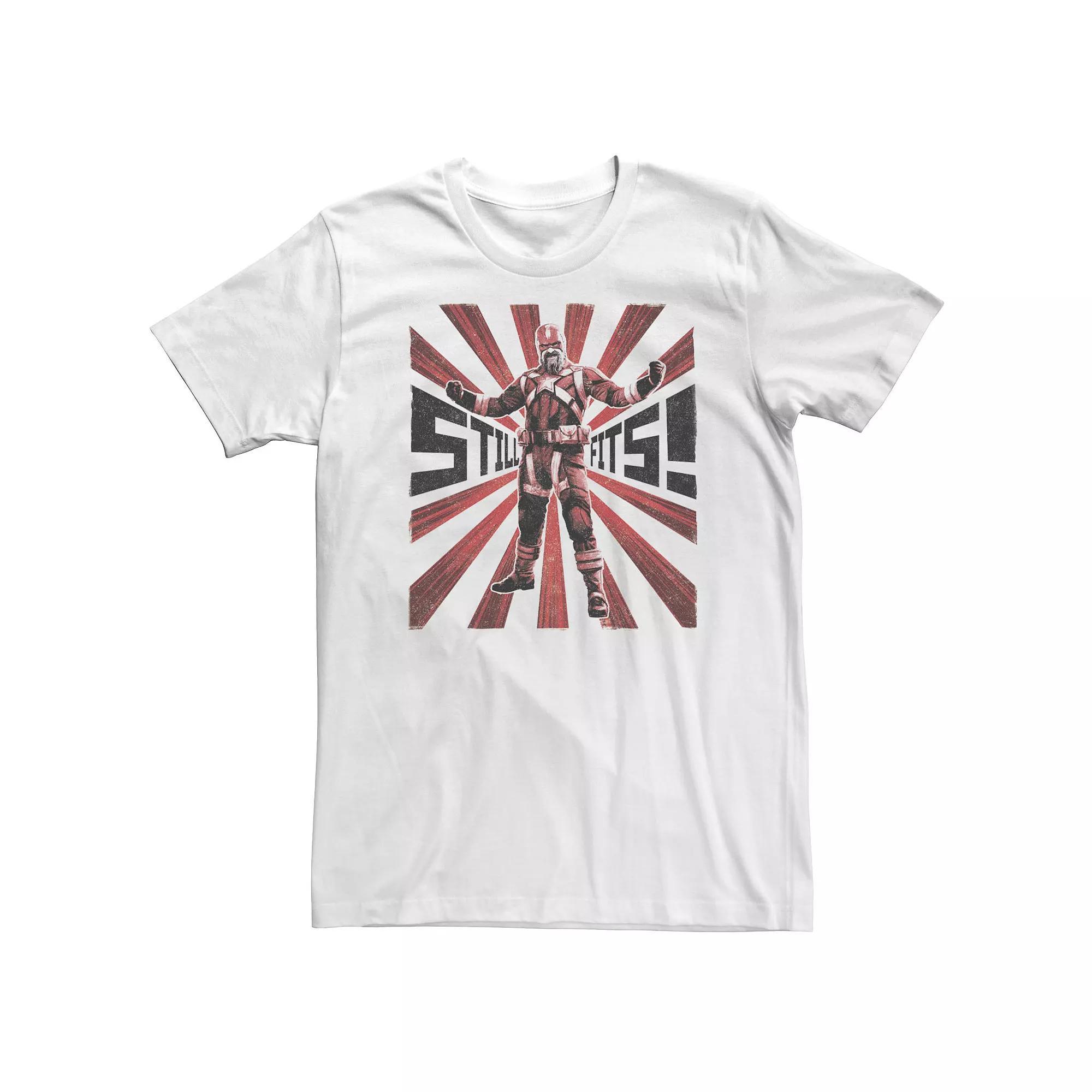 Big & Tall Marvel Black Widow Red Guardian Still Fits! Tee, Mens Product Image