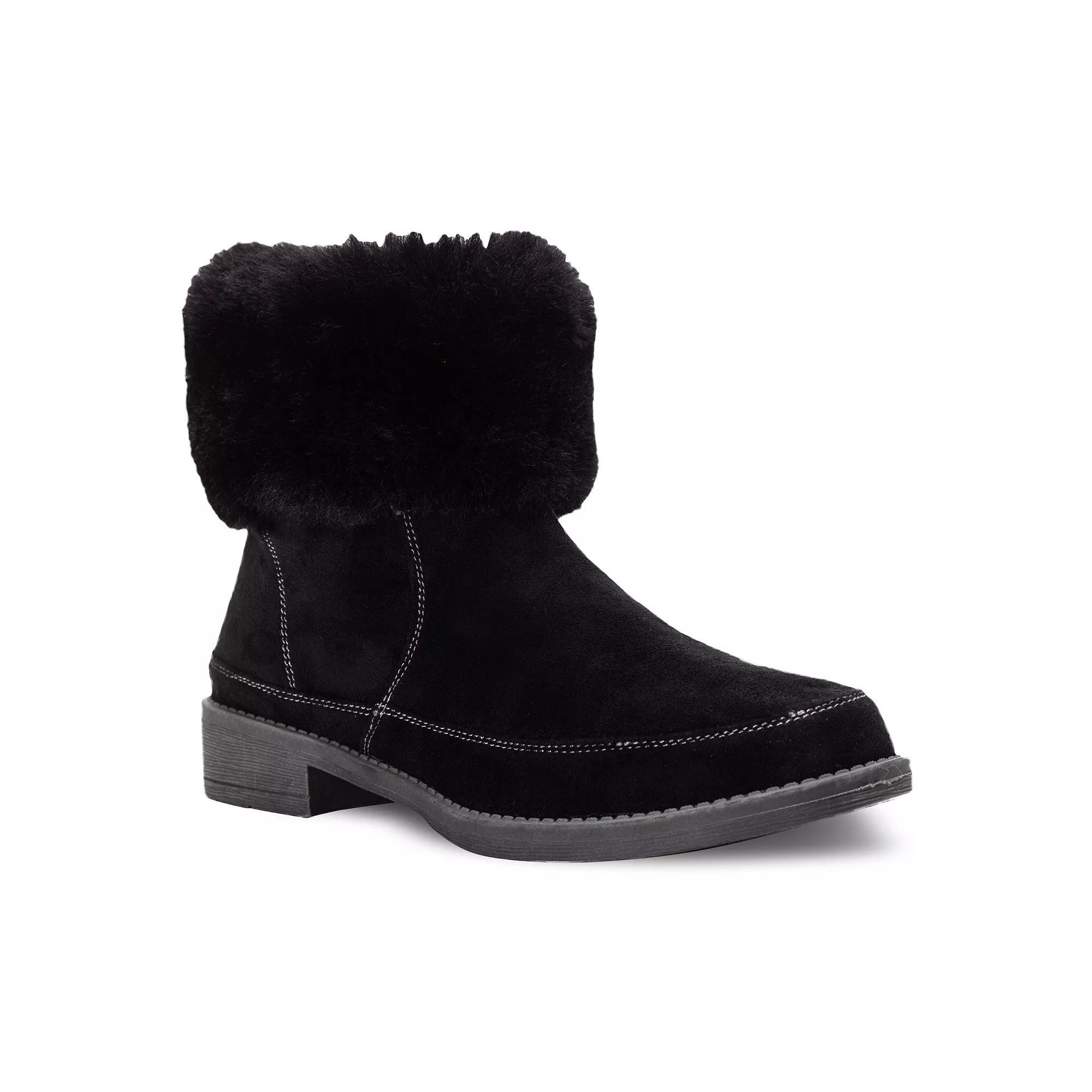 Propet Tabitha Women's Faux Fur Ankle Boots, Size: 6, Black Product Image
