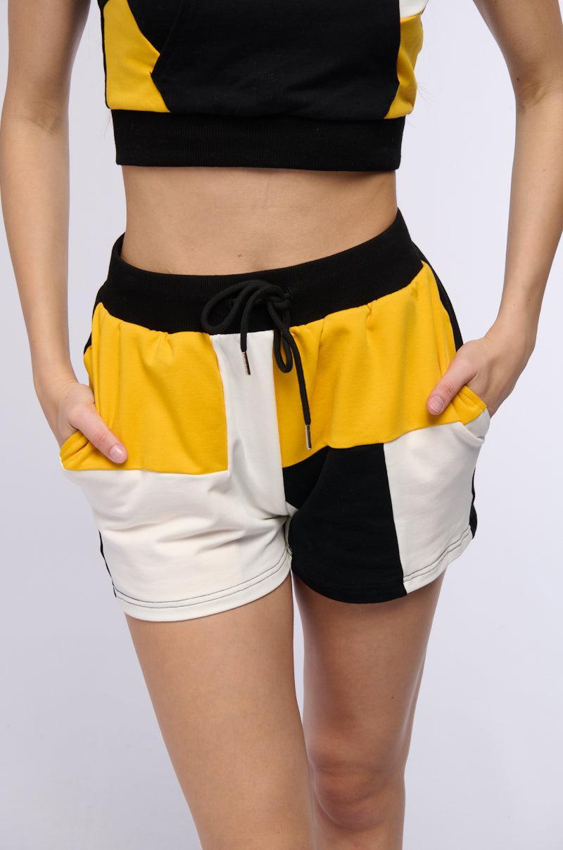 ON THE GO COLOR BLOCK ONE SHOULDER TANK Product Image