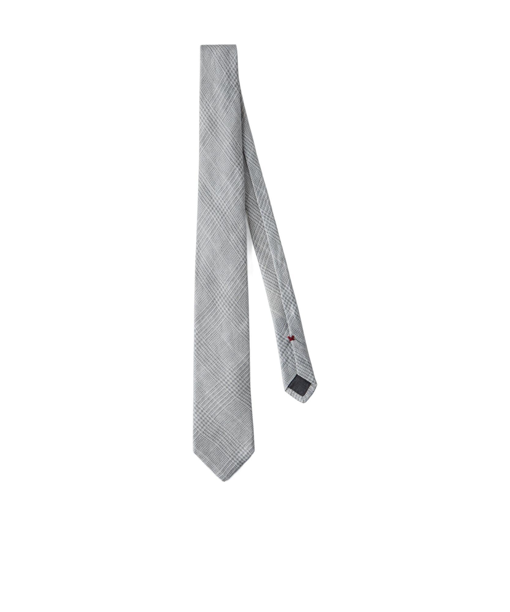 BRUNELLO CUCINELLI Self-fastening Tie In Gray Product Image