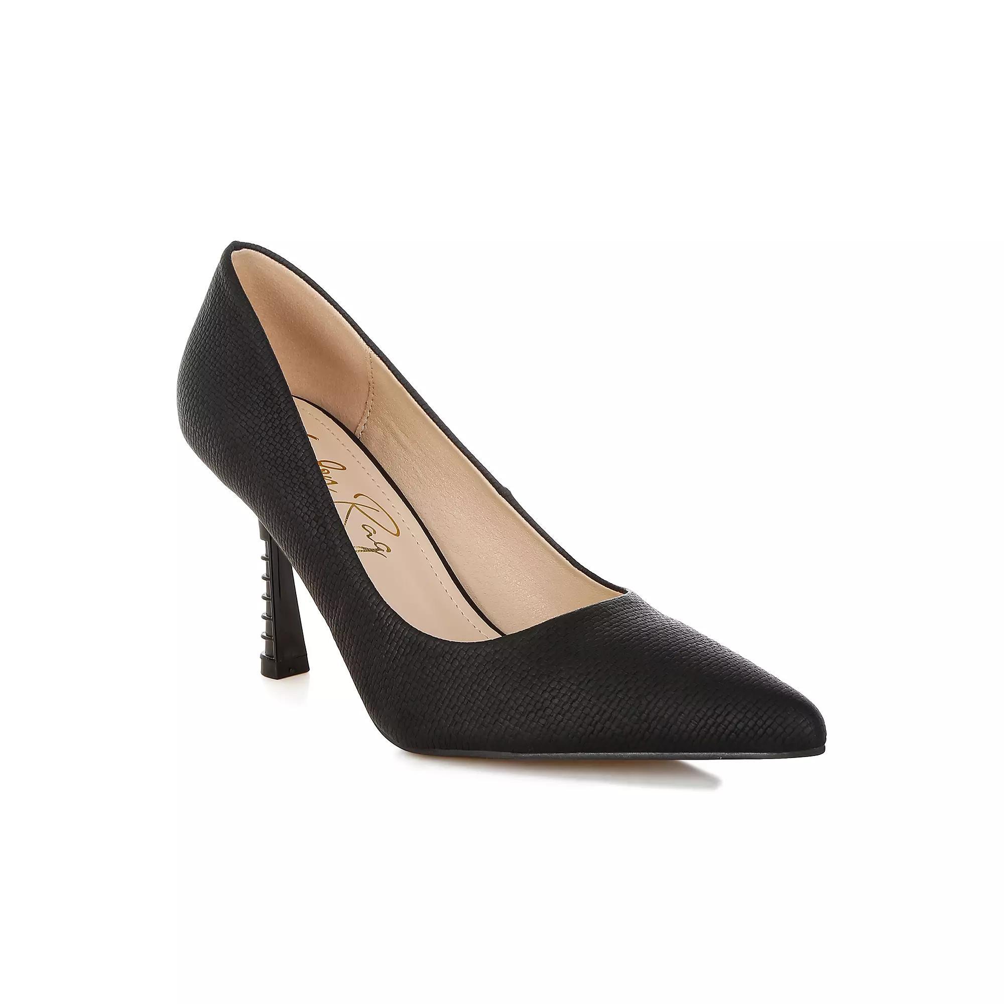 London Rag Zuzana Women's High Heel Pumps, Size: 8, Black Product Image