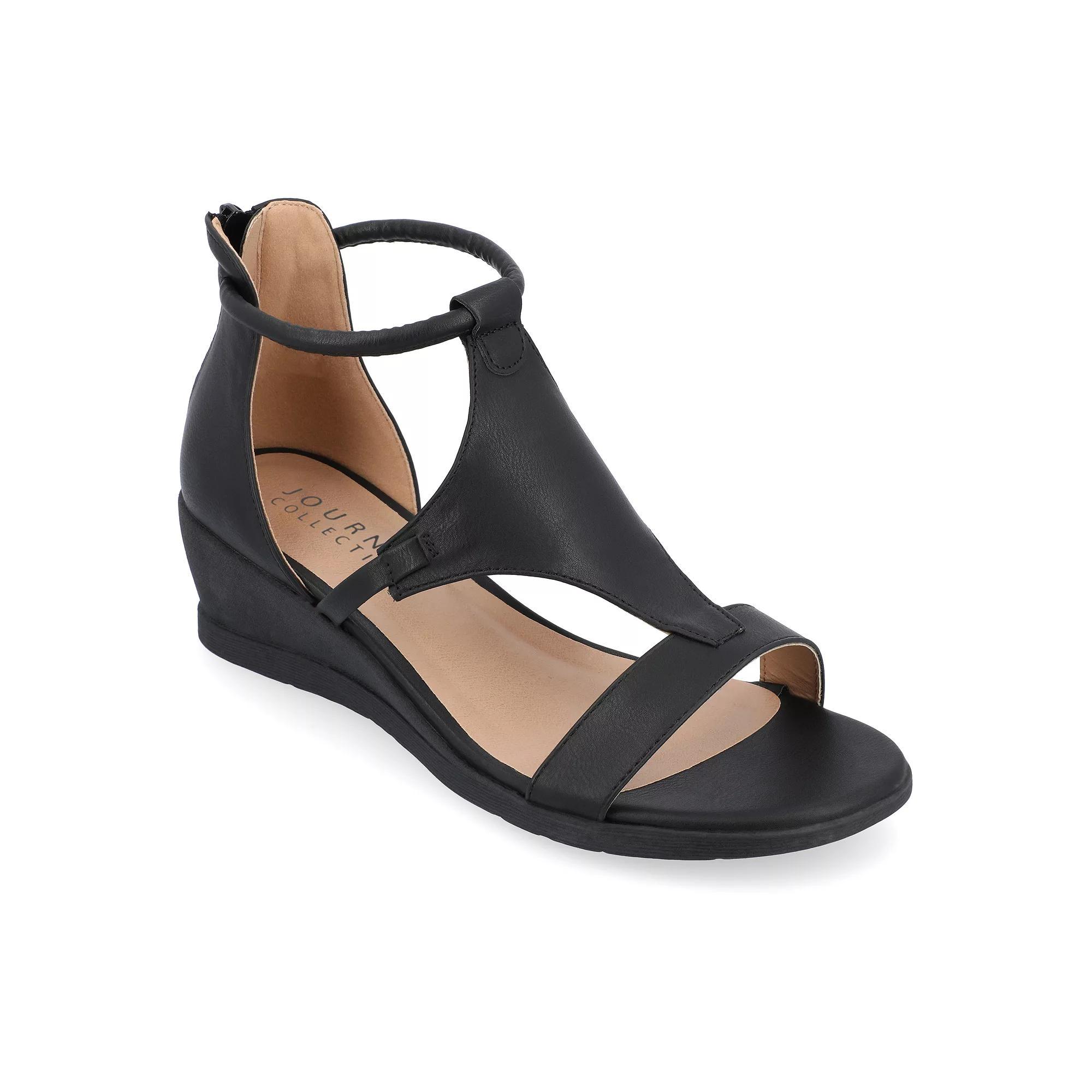 Journee Trayle Womens Wedge Sandals Product Image