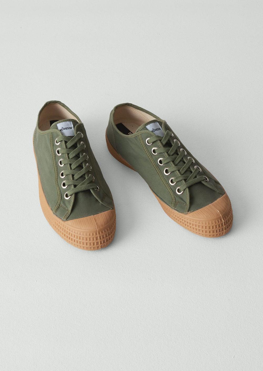 Novesta Star Master Waxed Cotton Sneakers | Sage Product Image