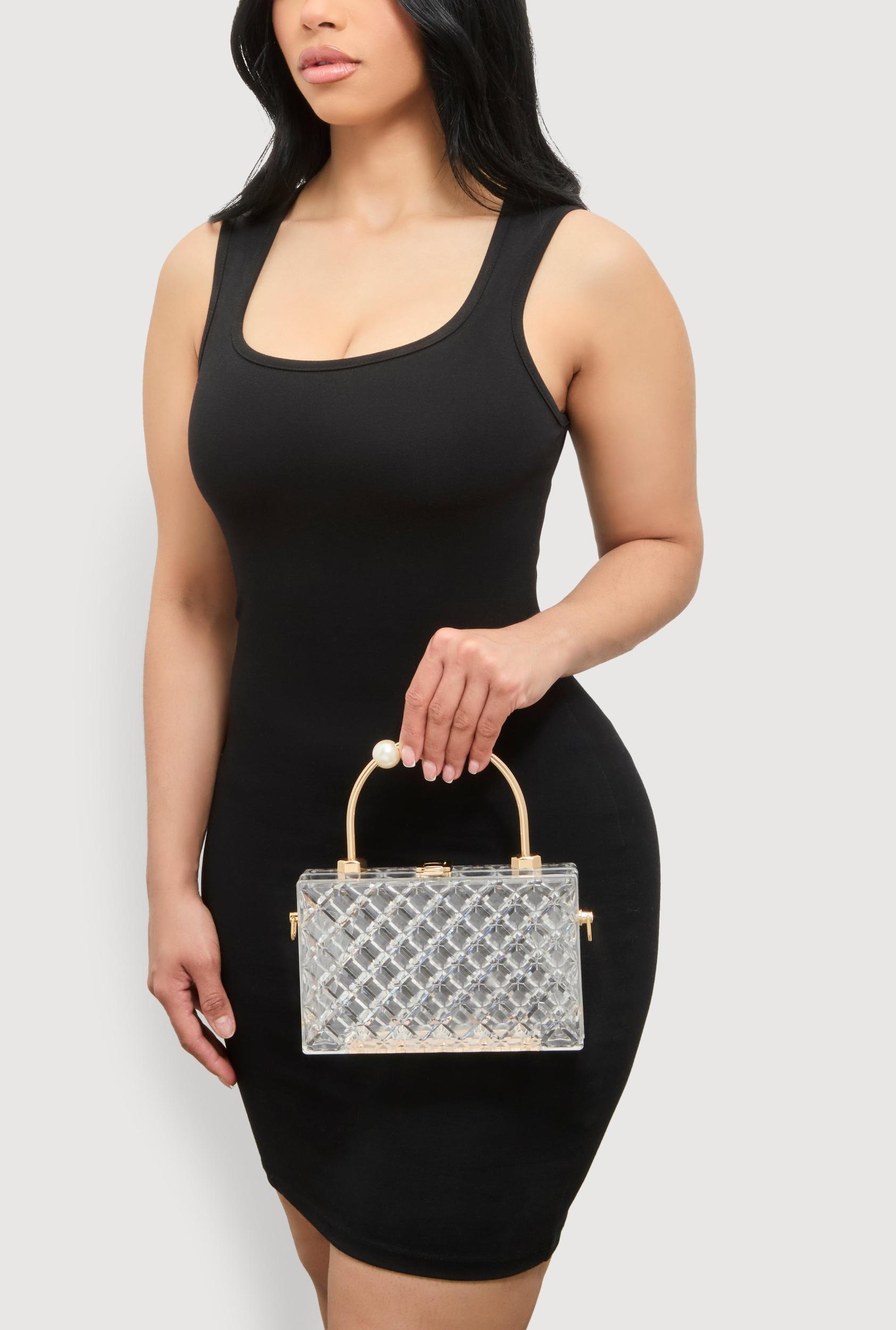 Clear Box Purse Female Product Image