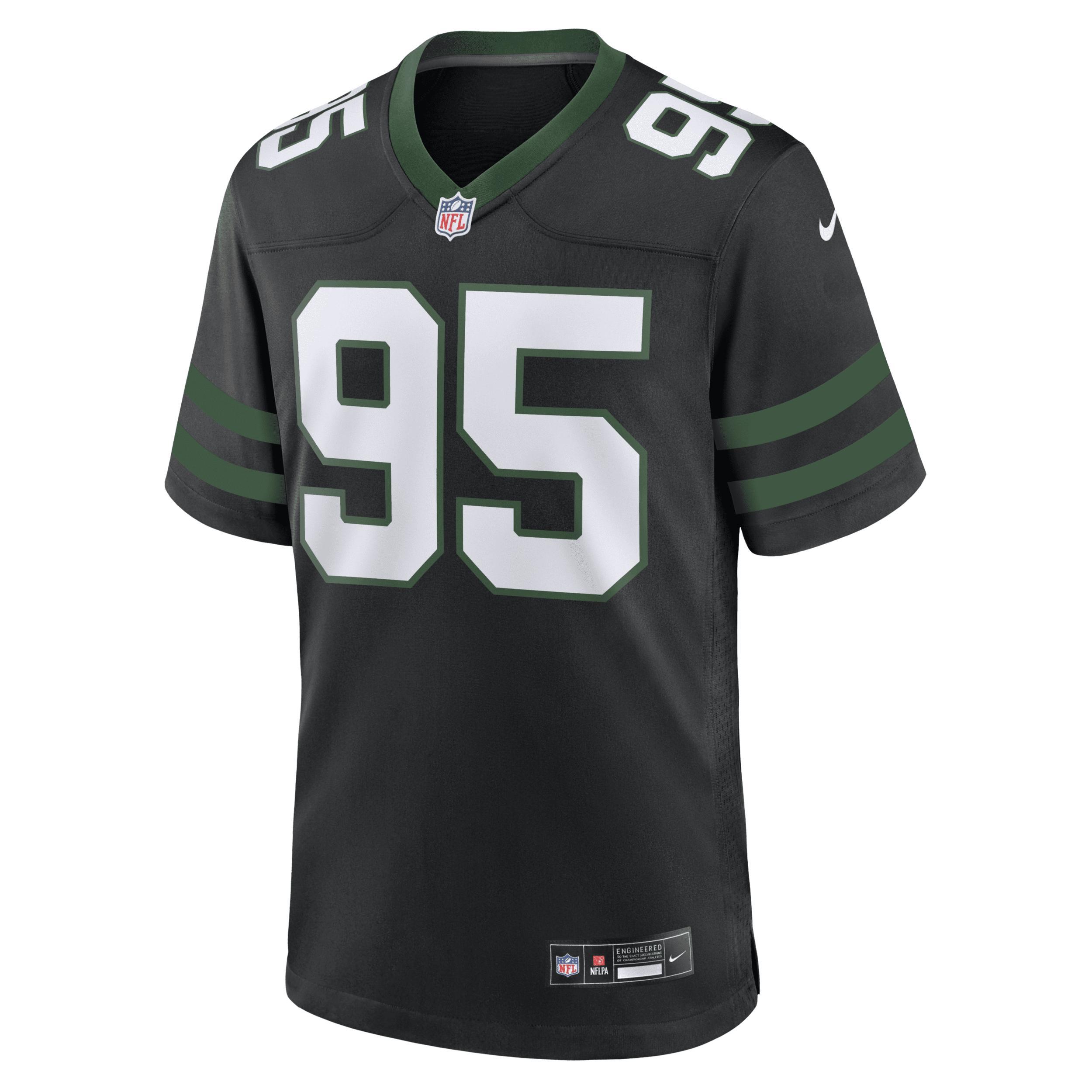 Men's Nike Will McDonald IV Legacy Black New York Jets Alternate Game Jersey, Size: XL Product Image