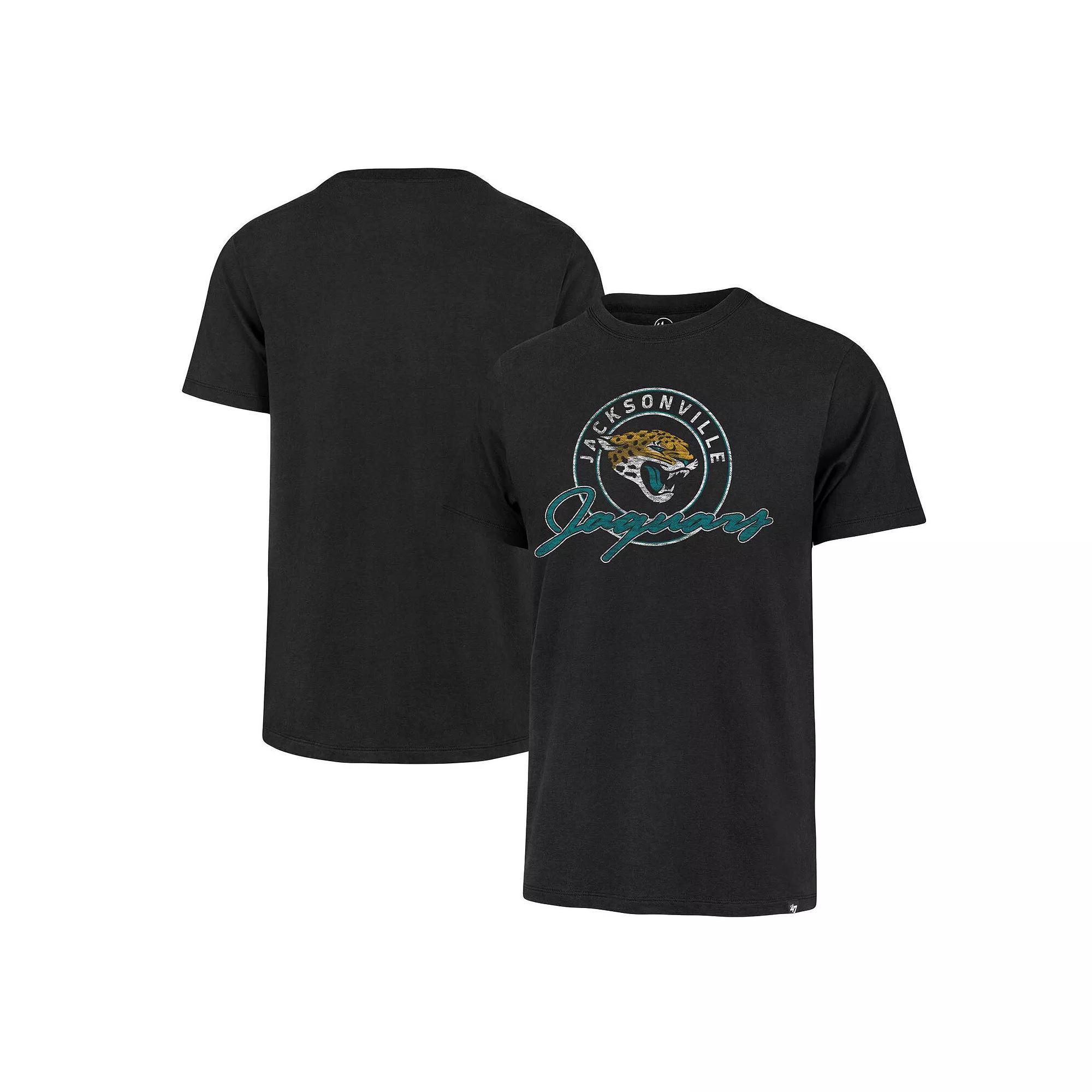 Men's '47 Black Jacksonville Jaguars Ringtone Franklin T-Shirt, Size: 2XL Product Image