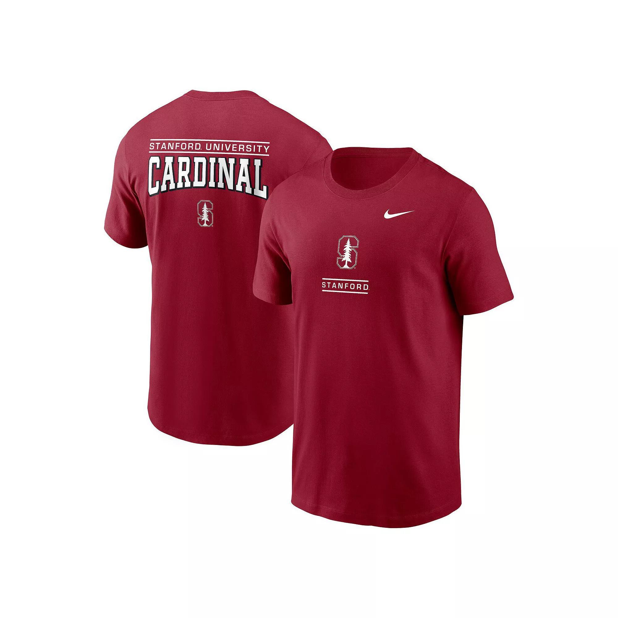 Men's Nike Cardinal Stanford Cardinal 2-Hit T-Shirt, Size: Medium, Red Product Image
