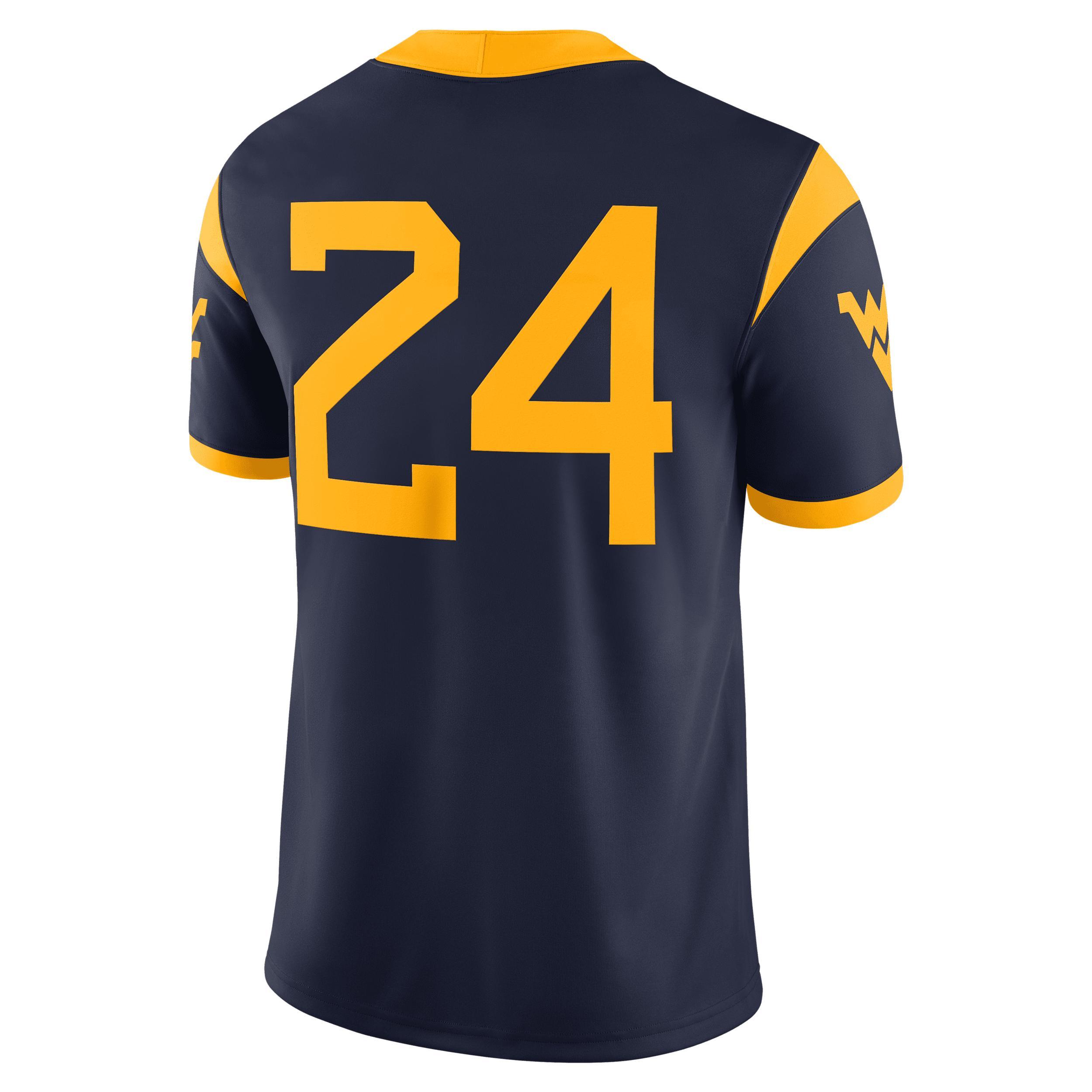 West Virginia Mountaineers Nike Men's Dri-FIT College Game Jersey Product Image