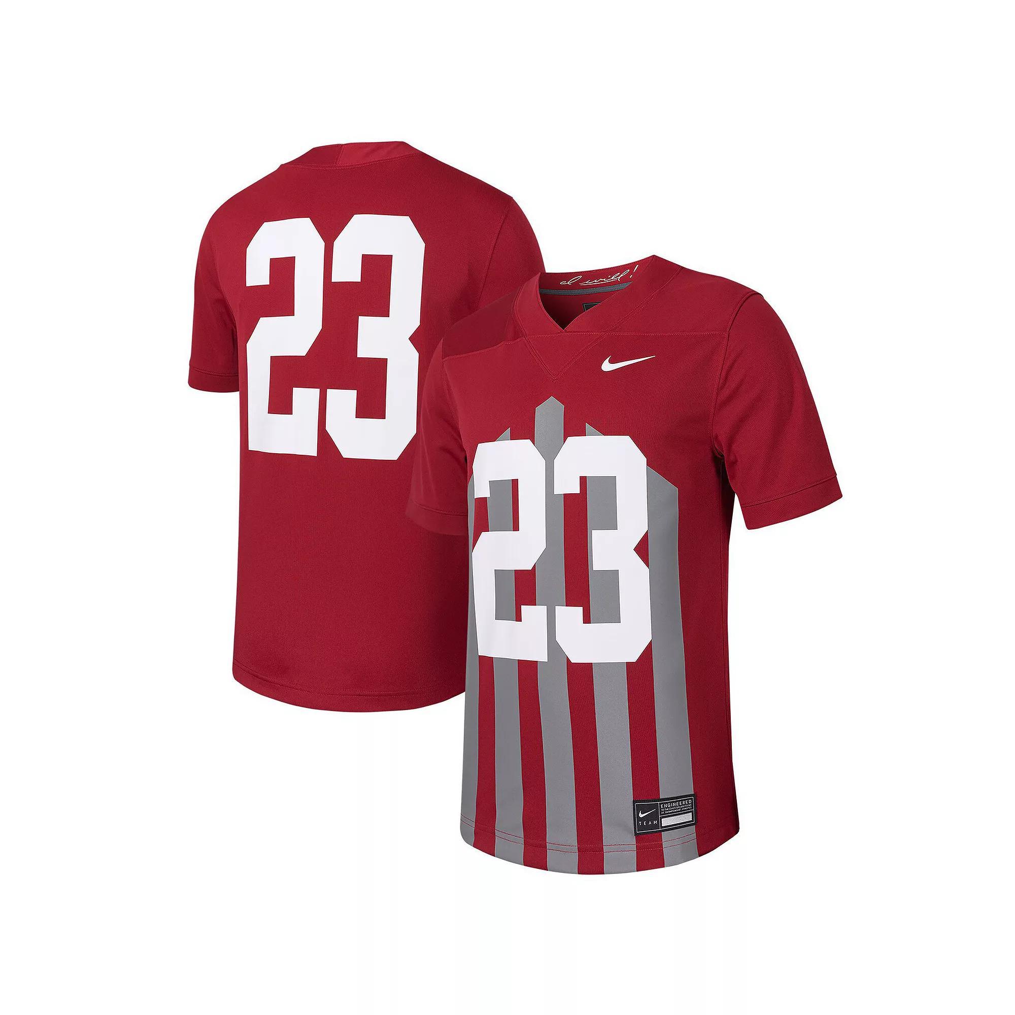 Men's Nike #23 Cardinal Iowa State Cyclones Football Game Jersey, Size: Large, Red Product Image