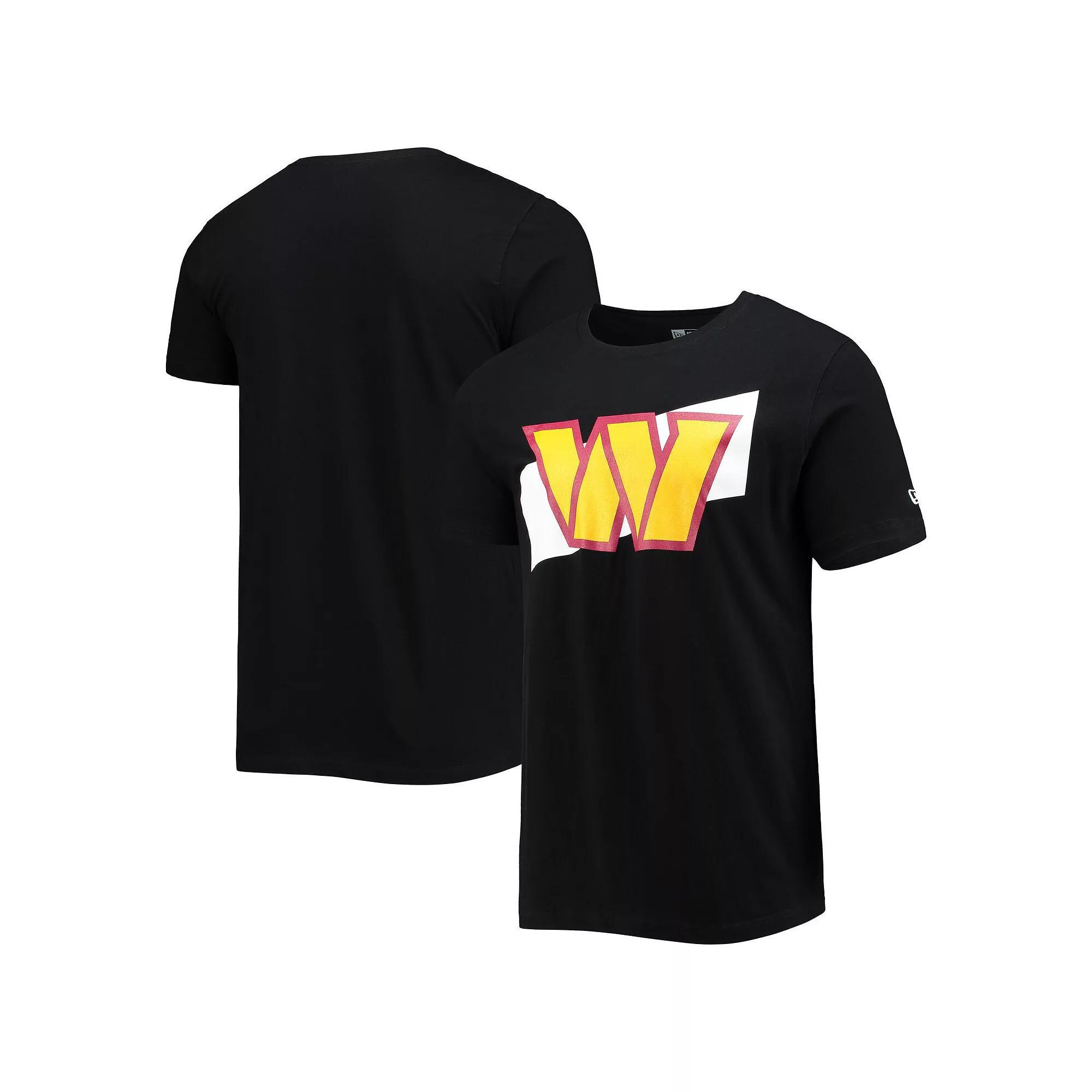 Men's New Era Black Washington Commanders T-Shirt, Size: 2XL, Wft Black Product Image