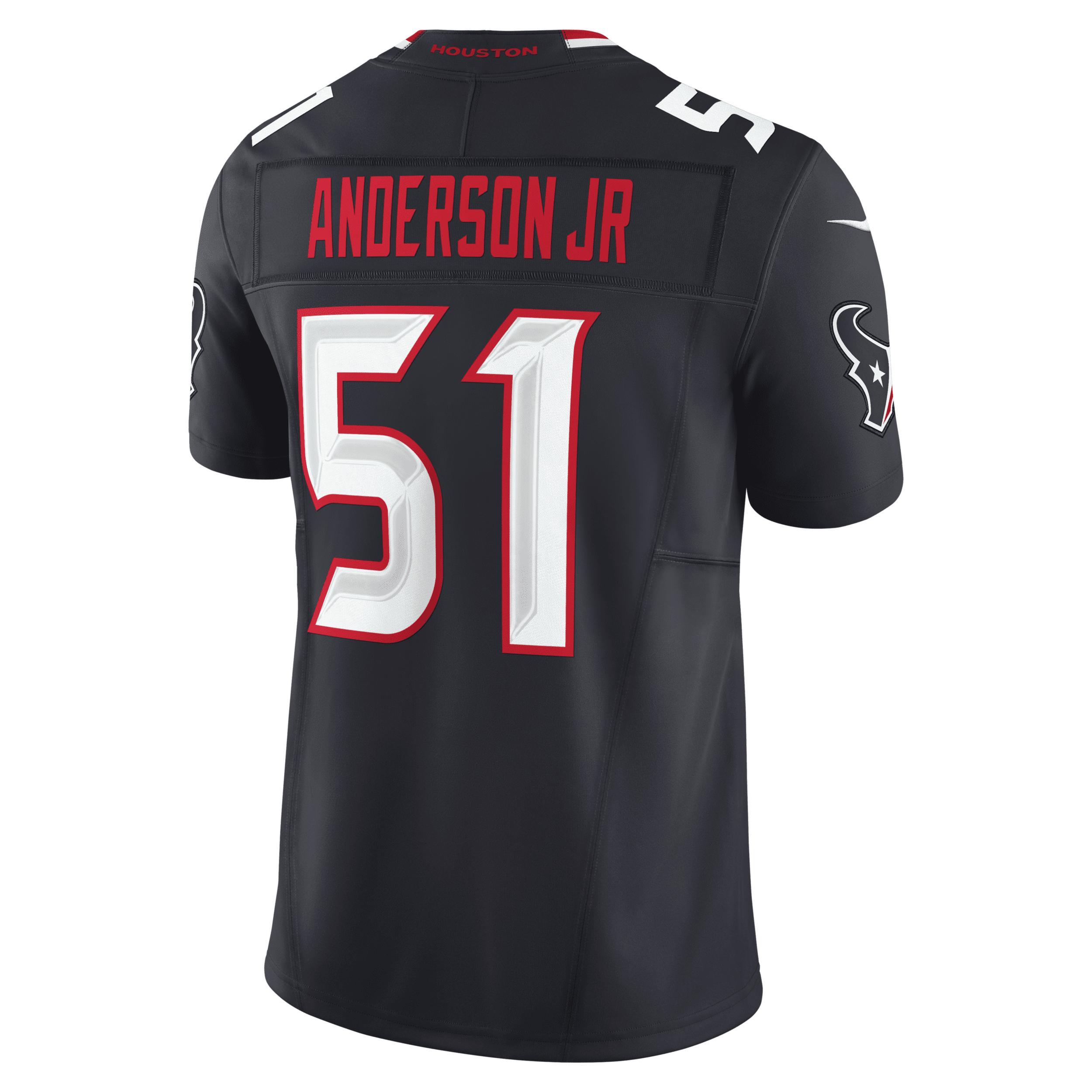 Men's Nike Will Anderson Jr. Navy Houston Texans Vapor F.U.S.E. Limited Jersey, Size: 2XL, Blue Product Image