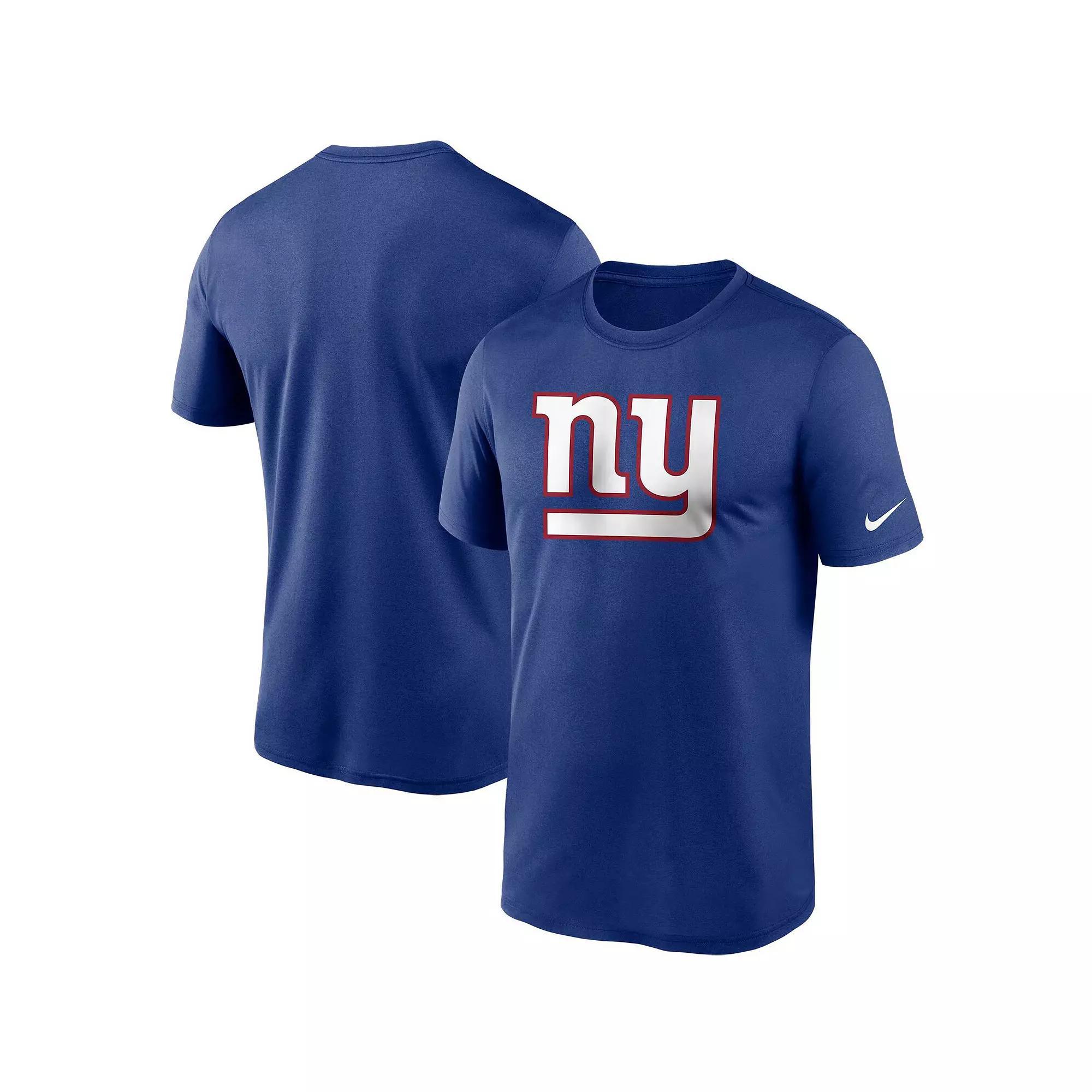 Mens Nike Royal New York Giants Logo Essential Legend Performance T-Shirt Product Image
