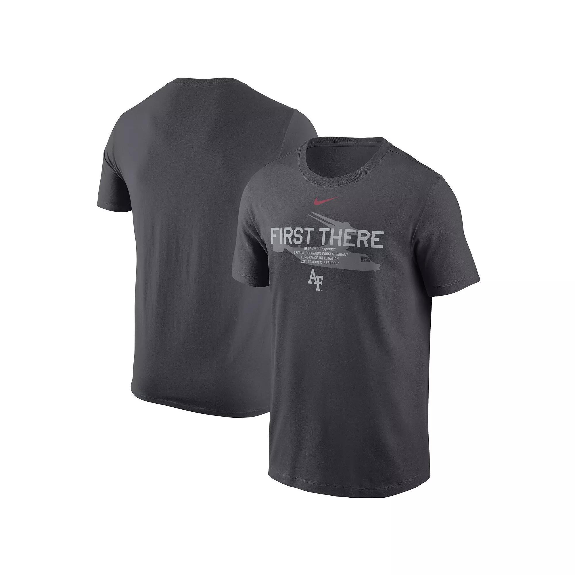 Men's Nike Anthracite Air Force Falcons Special Operations Command T-Shirt, Size: Medium, Afa Grey Product Image