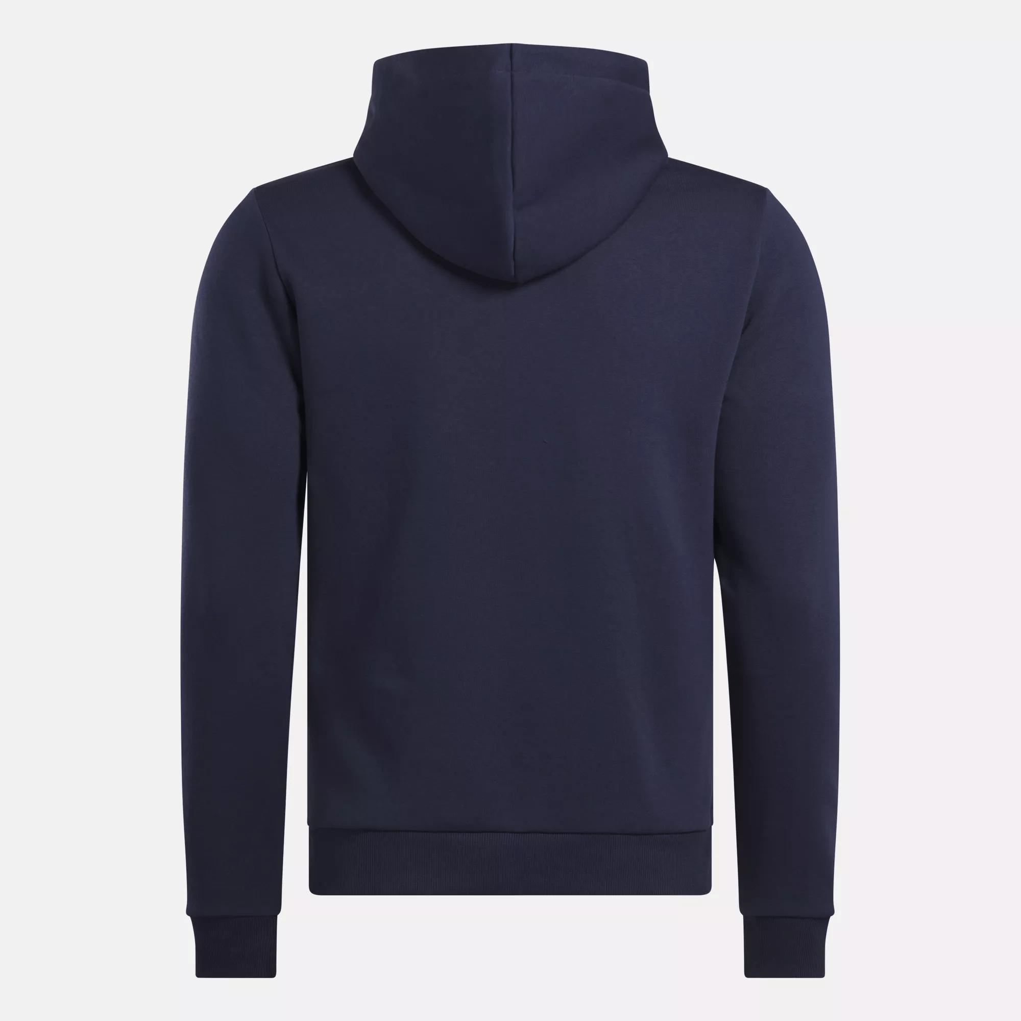Men's Reebok Identity Small Logo Fleece Full-Zip Hoodie Male Product Image