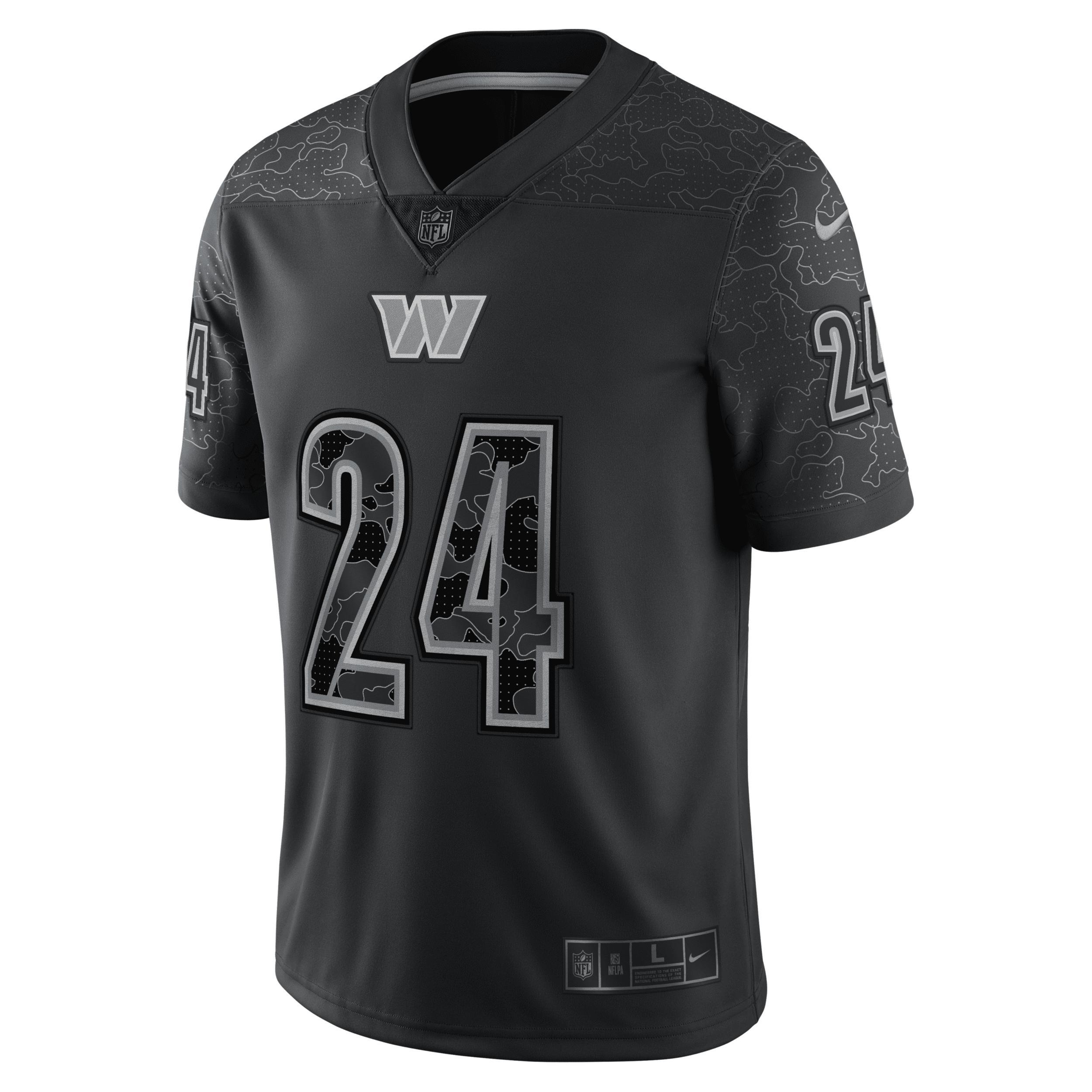 Men's Nike Antonio Gibson Black Washington Commanders RFLCTV Limited Jersey, Size: XL, Wft Black Product Image