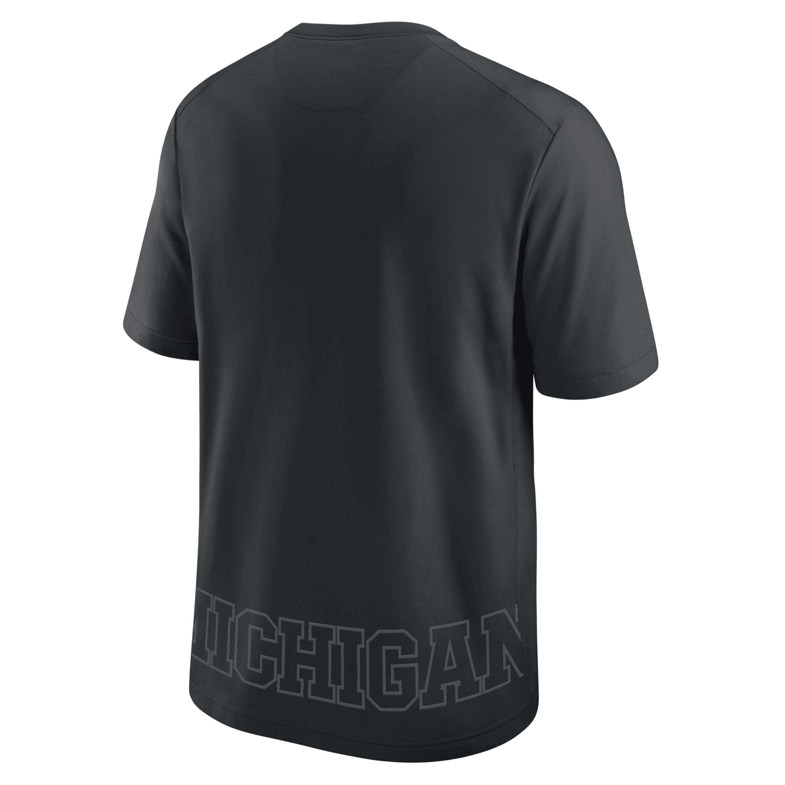 Michigan Wolverines Performance Primary Statement Nike Men's Dri-FIT College T-Shirt Product Image
