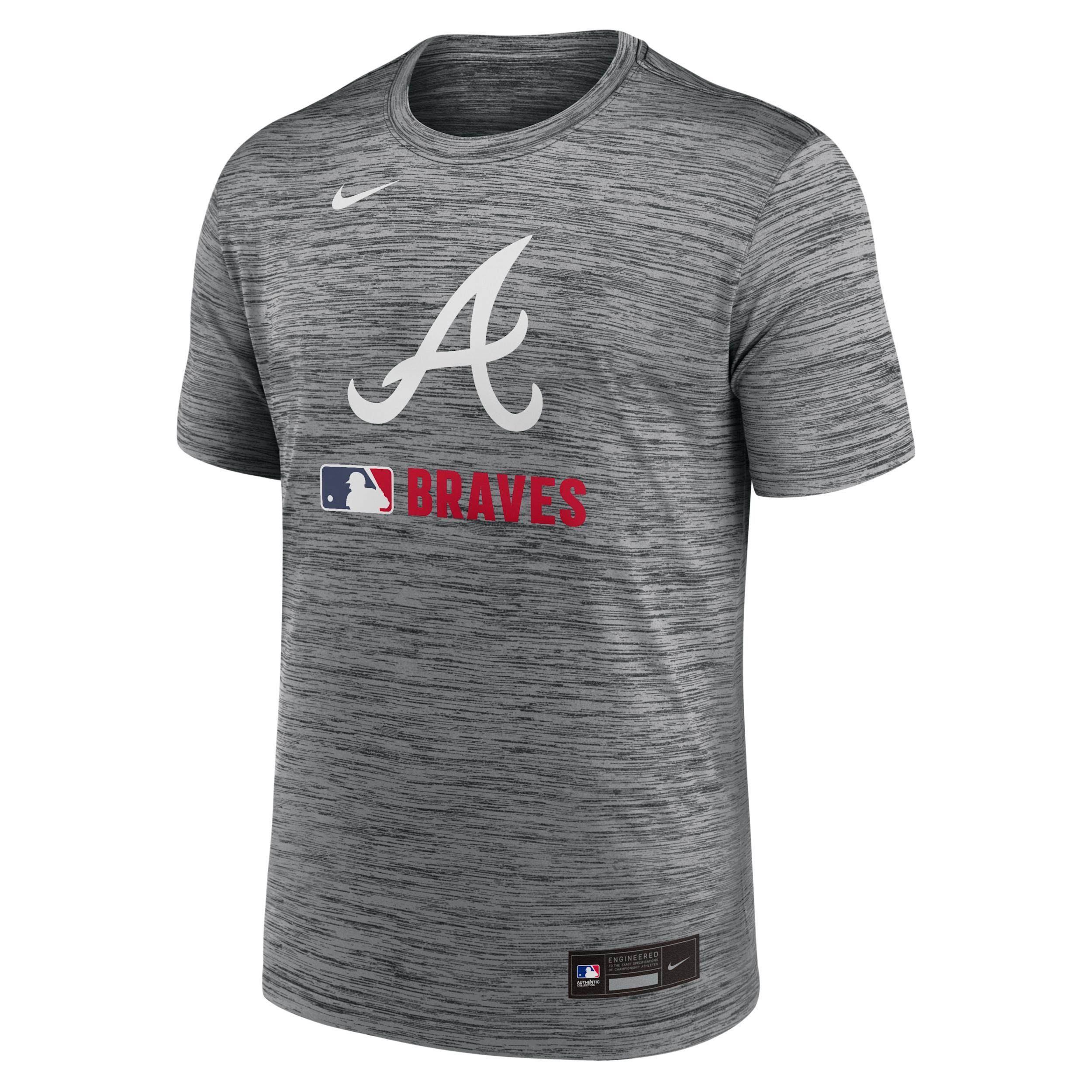 Atlanta Braves Authentic Collection Velocity Nike Men's Dri-FIT MLB T-Shirt Product Image