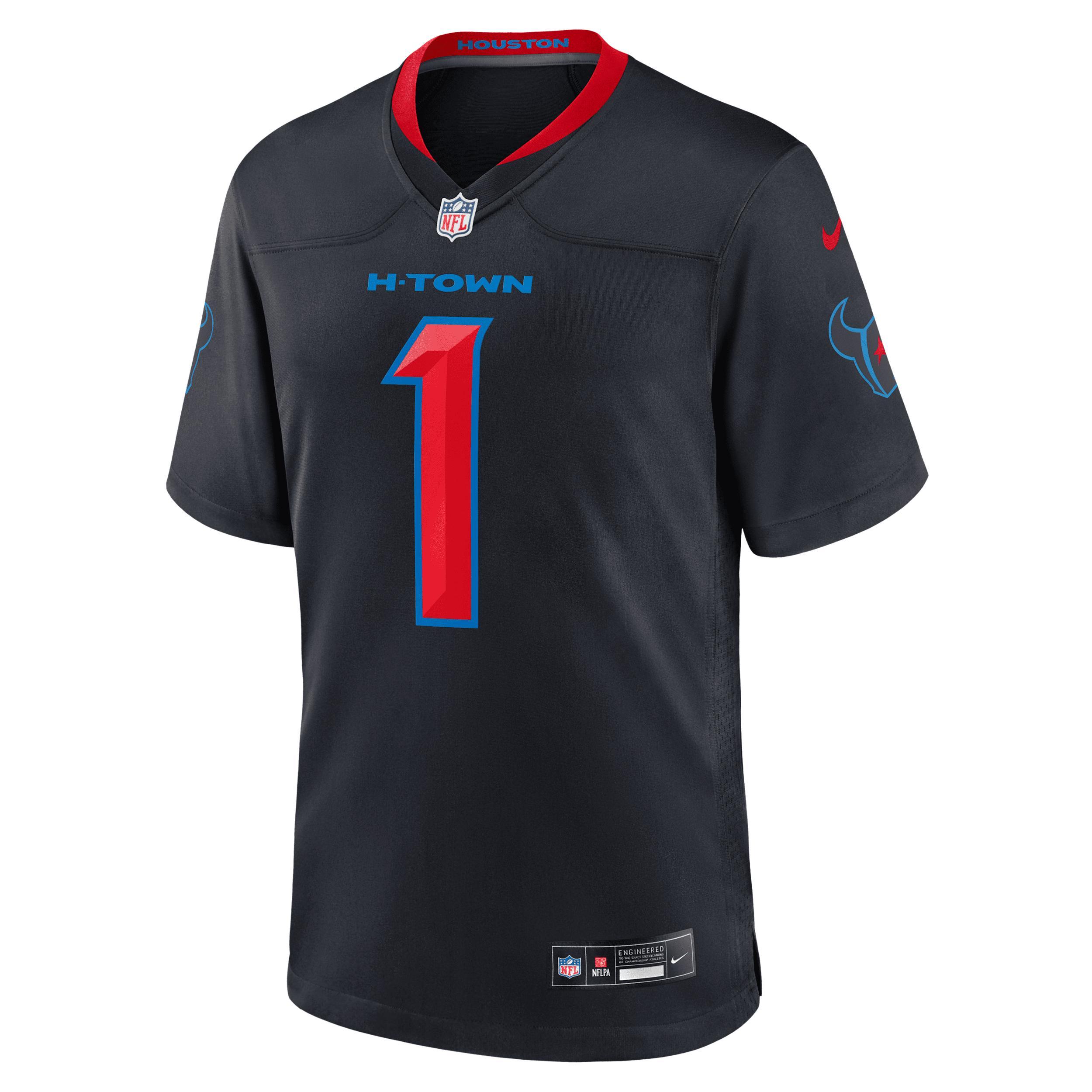 Men's Nike Jared Goff  Blue Detroit Lions Alternate Game Jersey, Size: Large Product Image