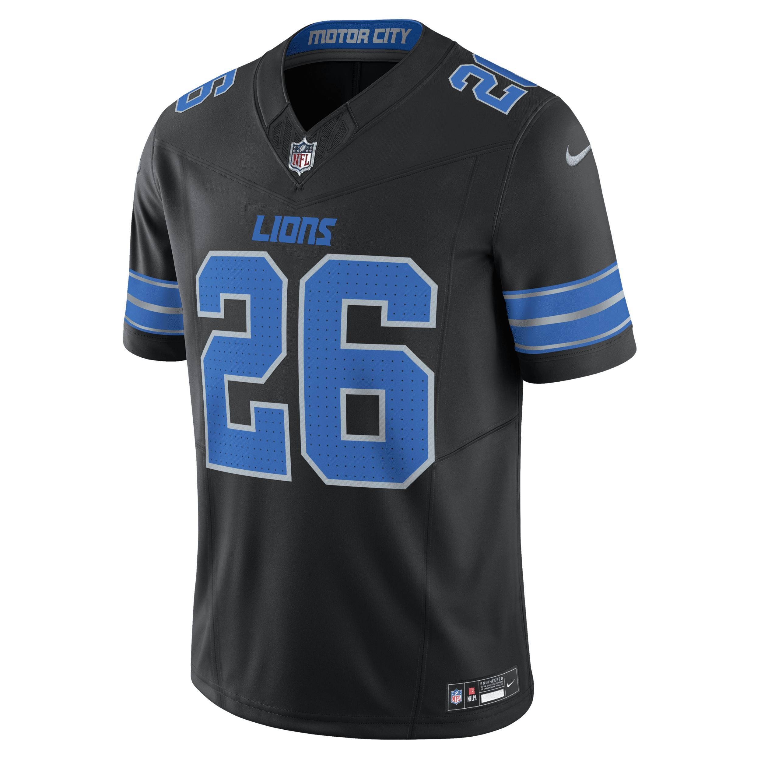 Mens Nike Barry Sanders Detroit Lions 2nd Alternate Vapor F.U.S.E. Limited Jersey Product Image