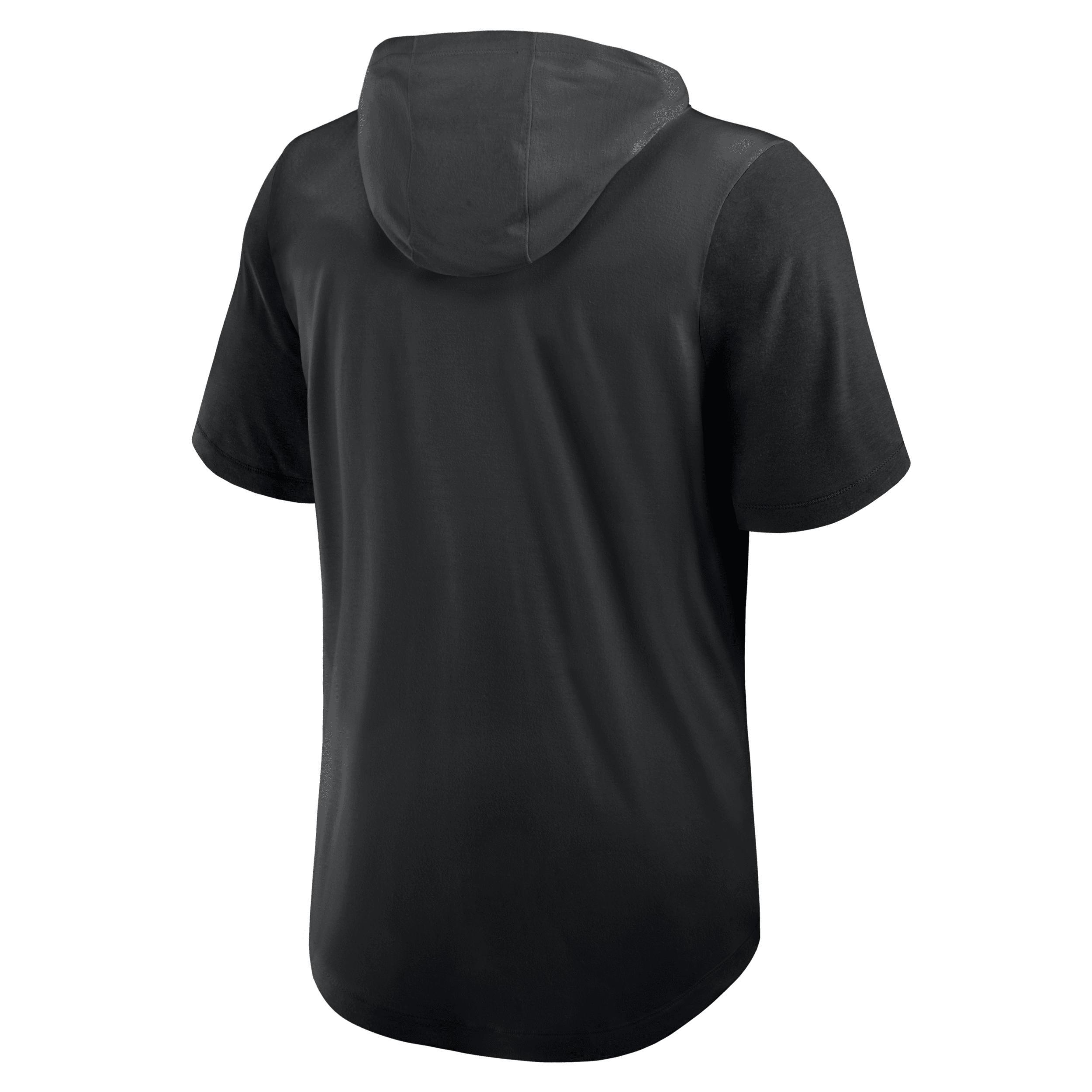 Seattle Mariners Logo Nike Men's Dri-FIT MLB Hooded T-Shirt Product Image