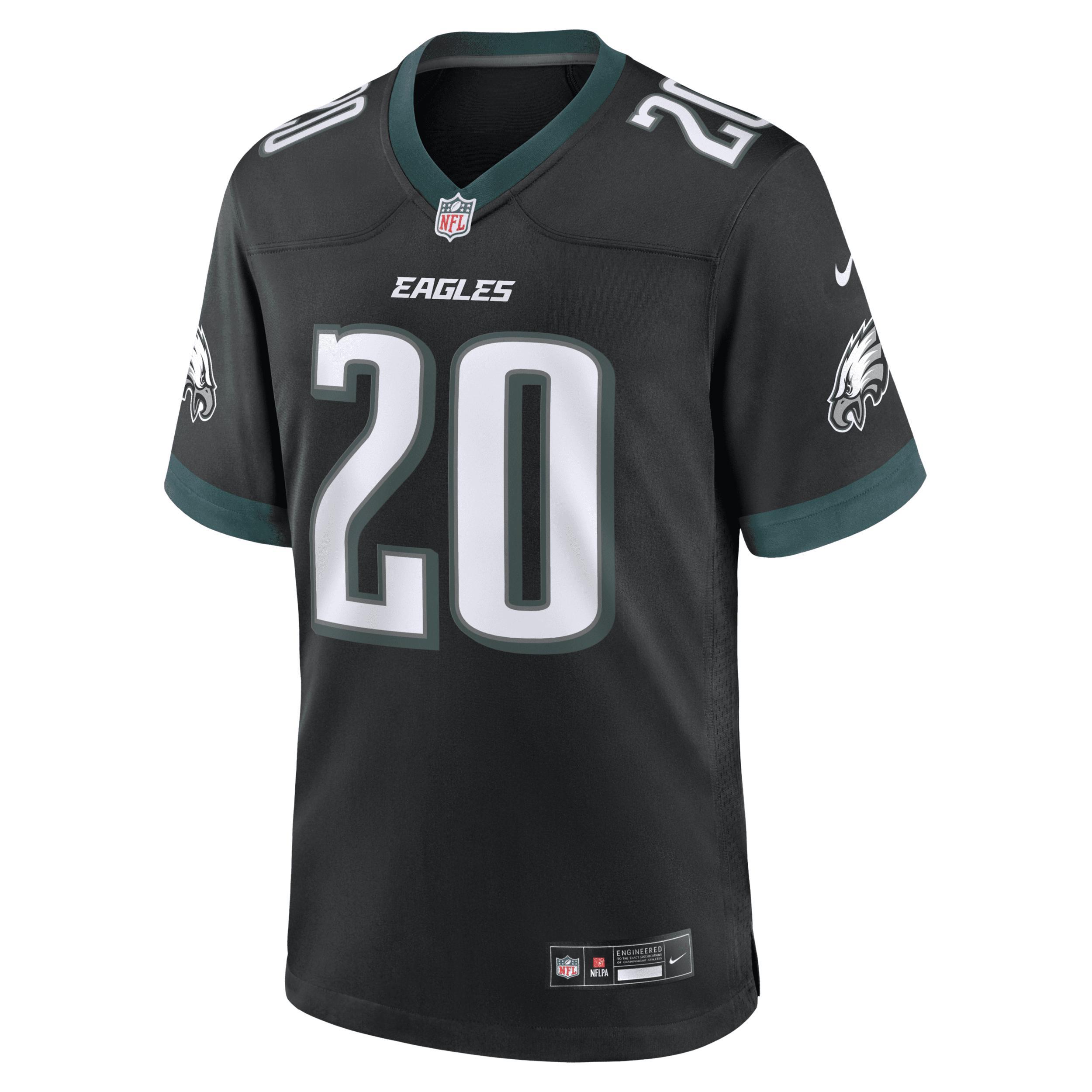 Men's Nike Brian Dawkins Black Philadelphia Eagles Alternate Game Jersey, Size: XL Product Image
