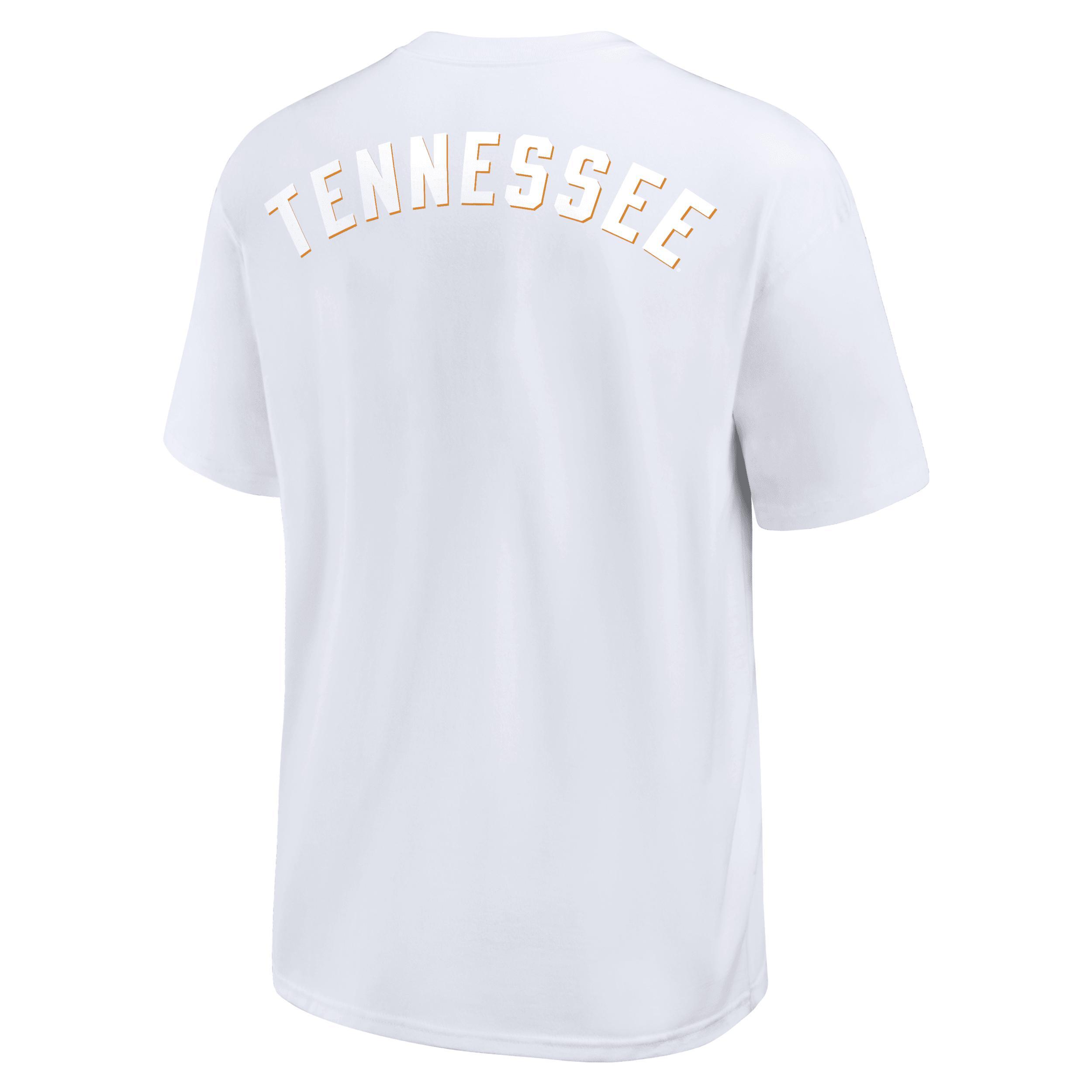 Men's Nike White Tennessee Volunteers 2-Hit Statement Max90 T-Shirt, Size: Small Product Image