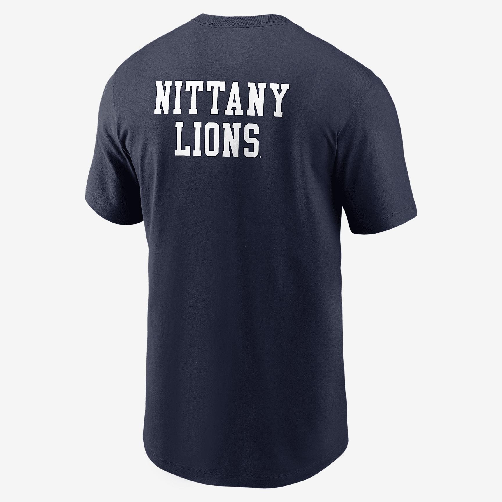 Penn State 2-Hit Stacked Men's Nike College T-Shirt Product Image