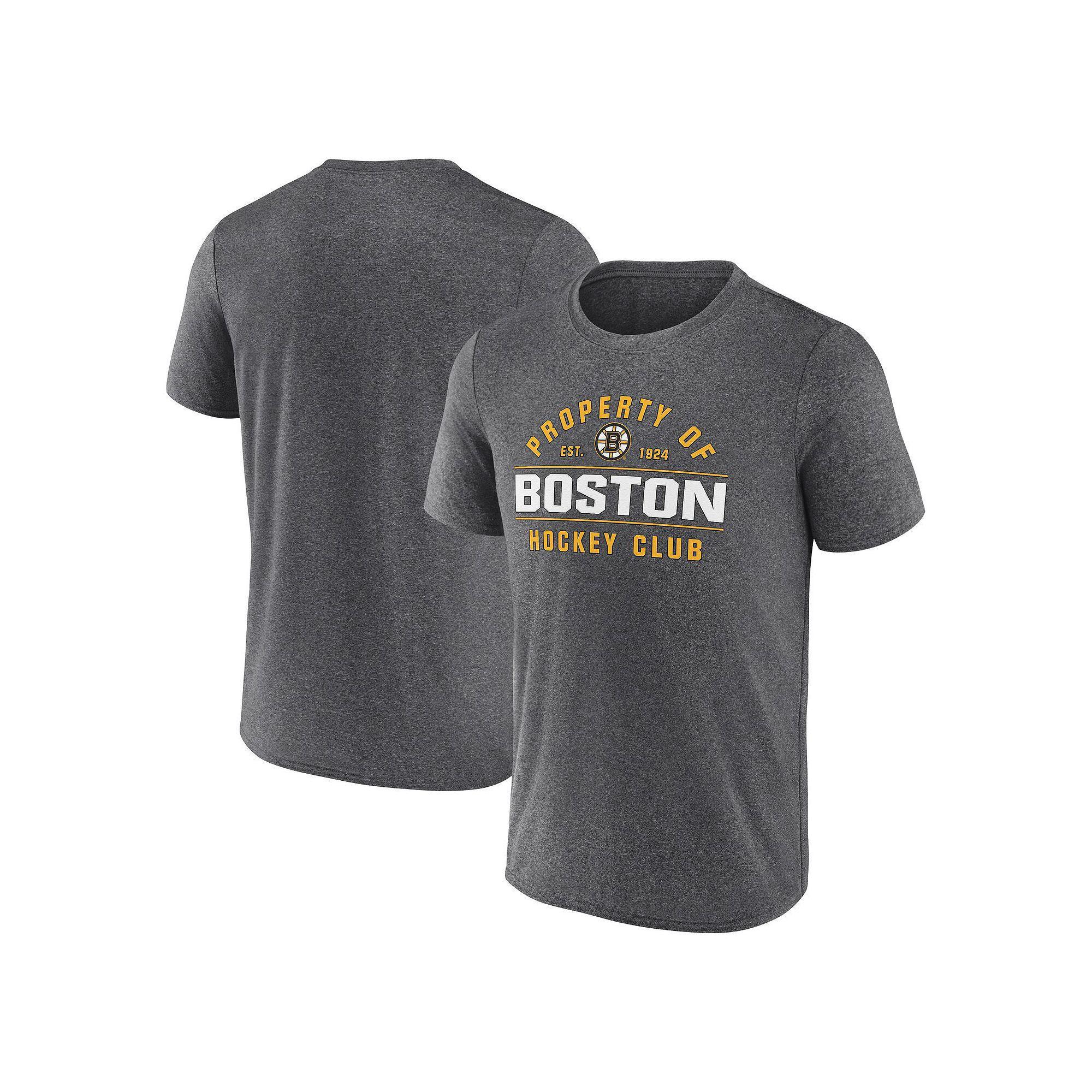 Men's Fanatics Heather Charcoal Philadelphia Flyers Property Of T-Shirt, Size: Large, Fly Charco Product Image