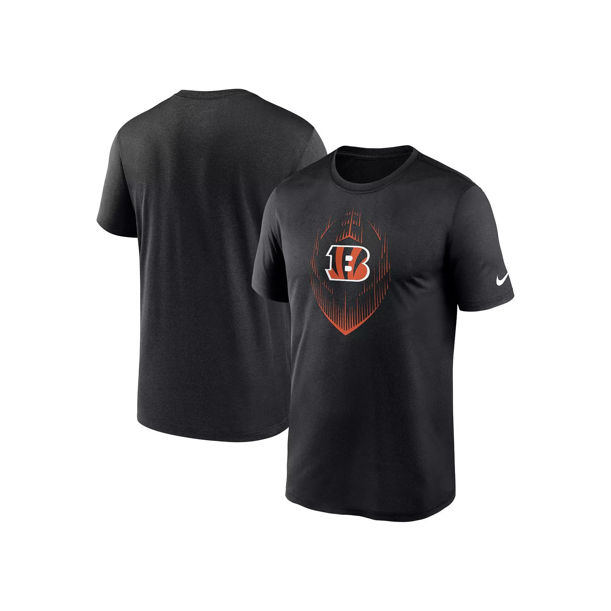 Men's Nike Black Carolina Panthers Primetime Legend Wordmark Performance T-Shirt, Size: 4XL Product Image