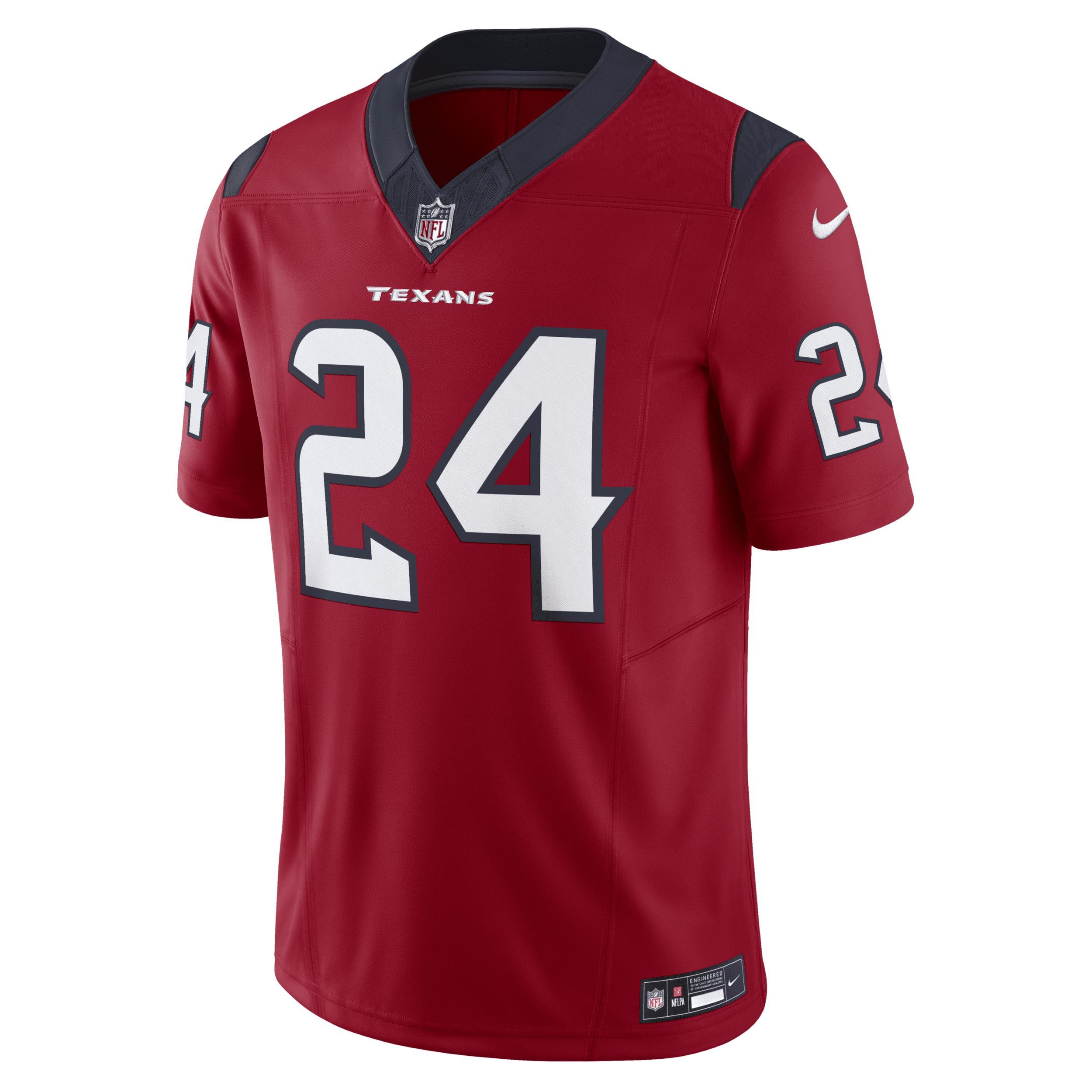 Men's Nike Derek Stingley Jr. Red Houston Texans Vapor F.U.S.E. Limited Alternate Jersey, Size: 3XL Product Image