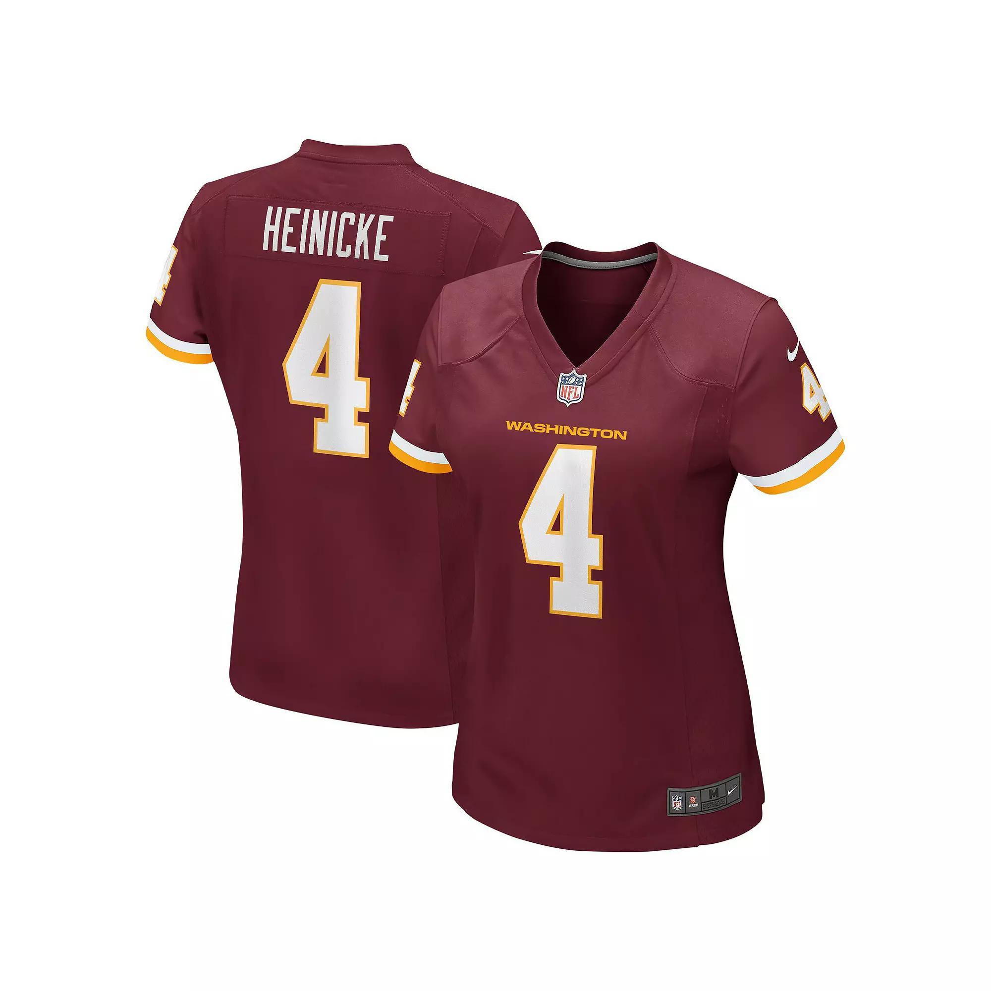 Womens Nike Taylor Heinicke Burgundy Washington Football Team Game Jersey Product Image
