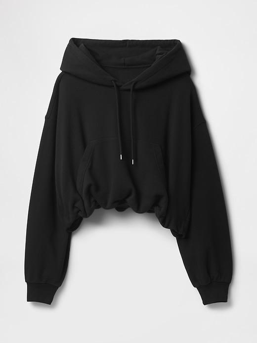 Heavyweight French Terry Cropped Bubble Hoodie Product Image