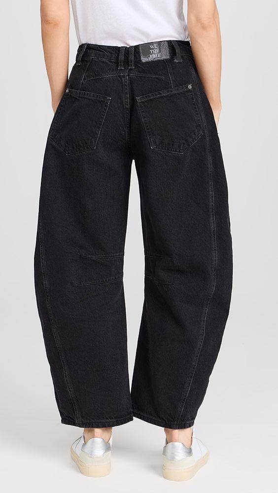Free People We The Free Good Luck Mid-Rise Barrel Jeans | Shopbop Product Image