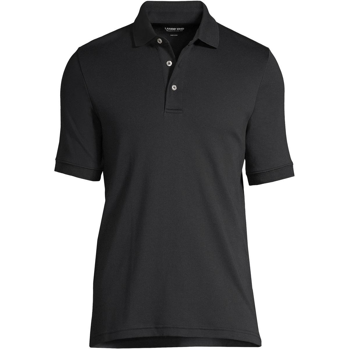 Big & Tall Lands' End Super Soft Supima Polo, Men's, Size: XXL Tall, Pale Grey Blue Product Image