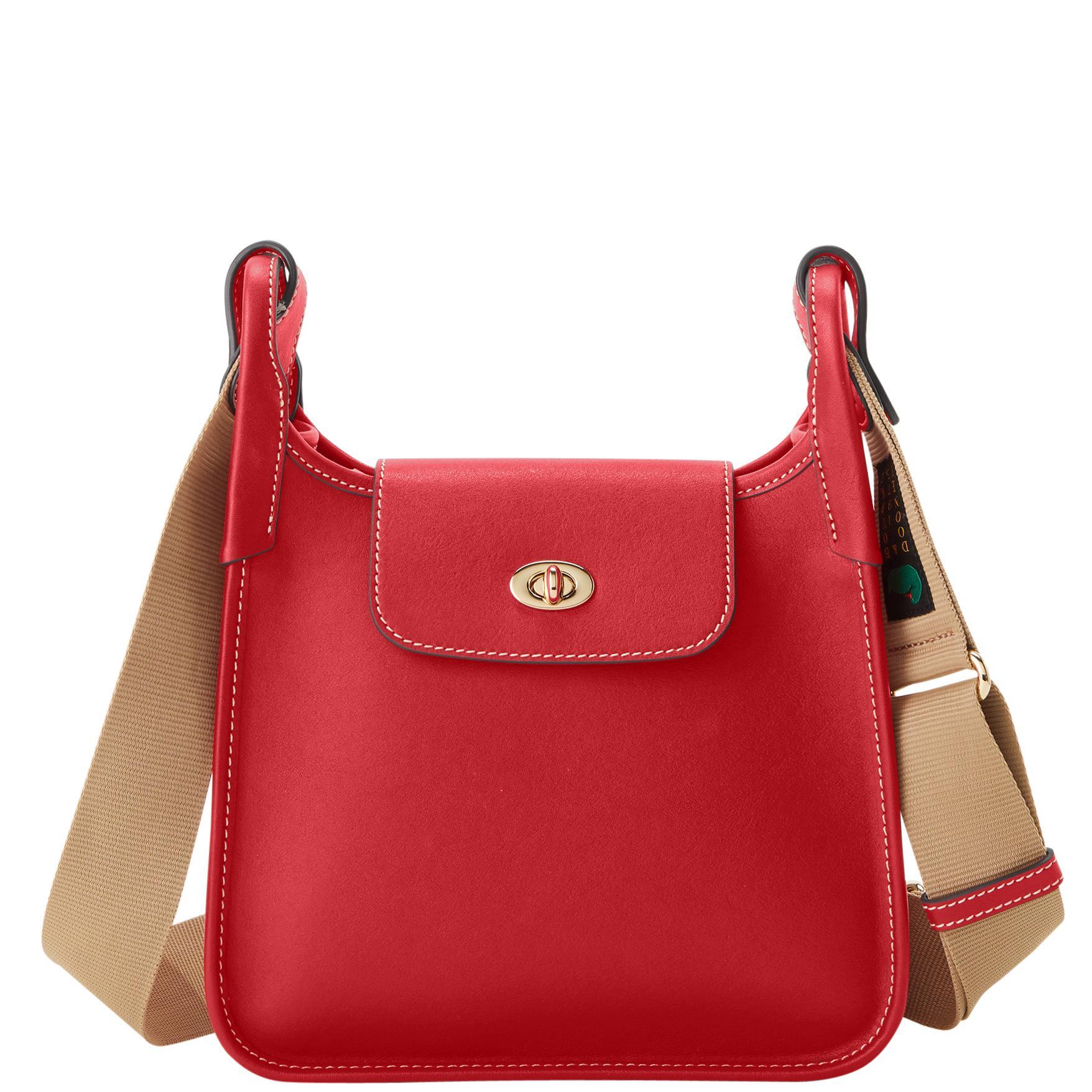 Dooney & Bourke Womens Penrose 2 Leather Messenger 25 Bag in Ocean Product Image