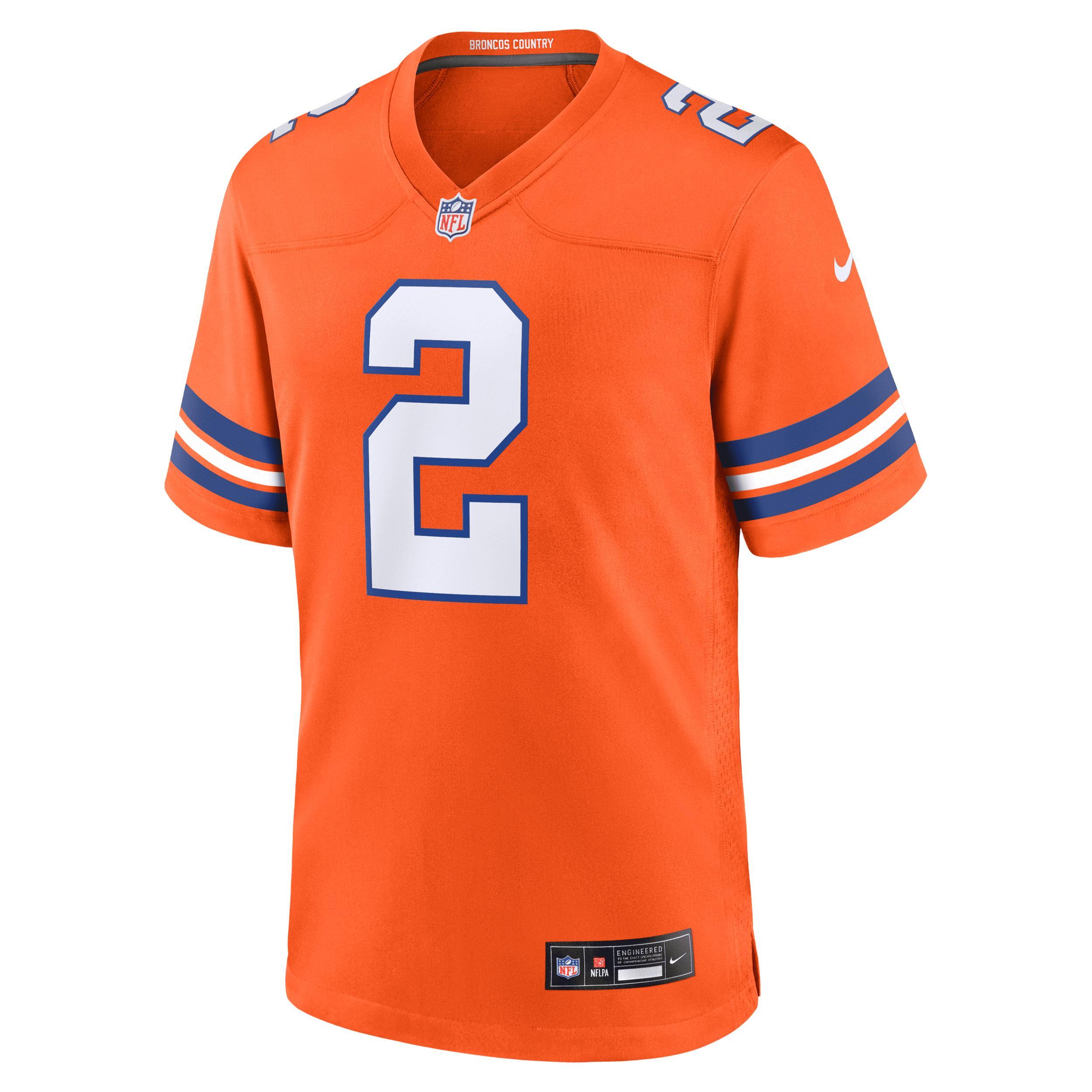 Patrick Surtain II Denver Broncos Nike Men's NFL Game Football Jersey Product Image