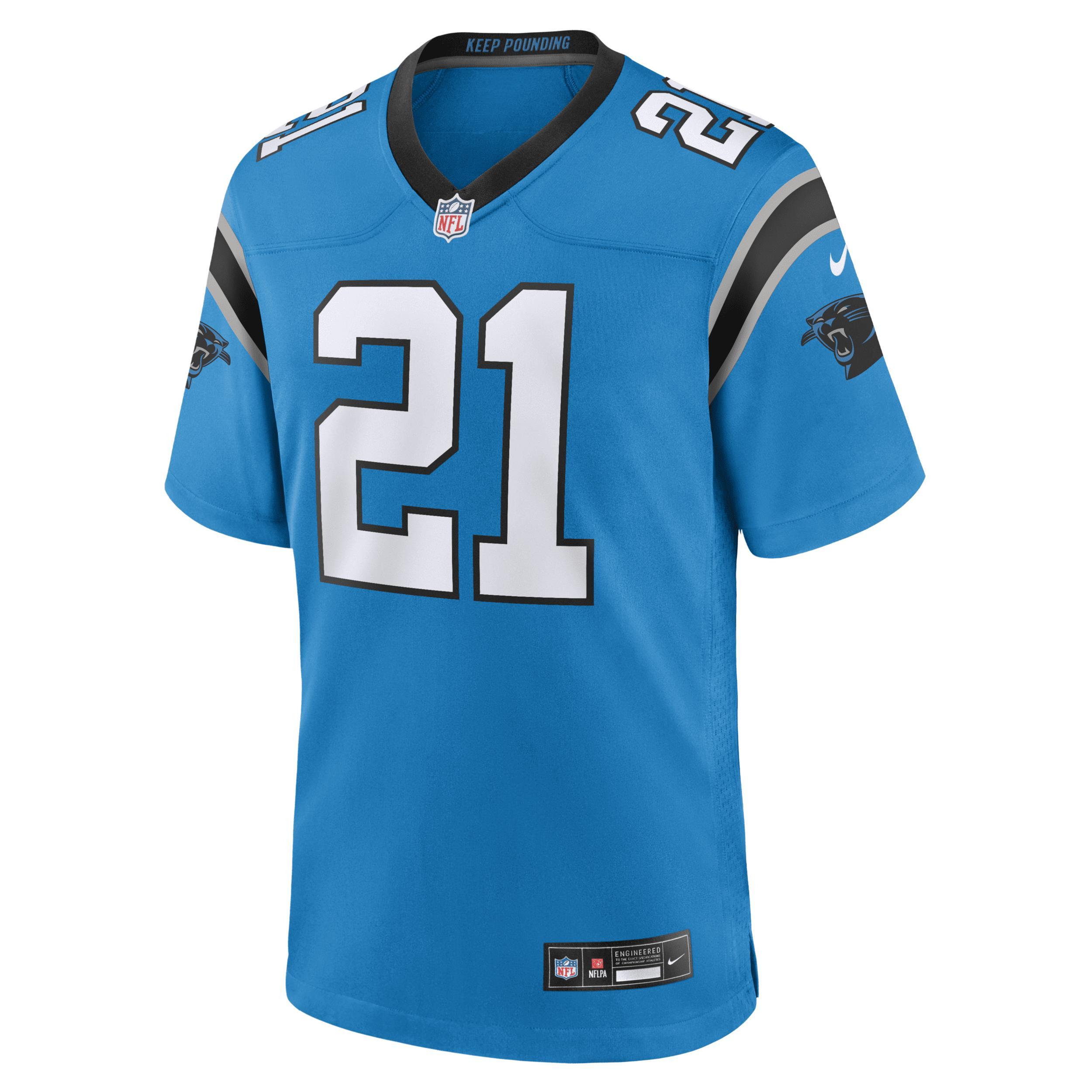 Men's Nike Jeremy Chinn Blue Carolina Panthers Alternate Game Jersey, Size: 3XL Product Image
