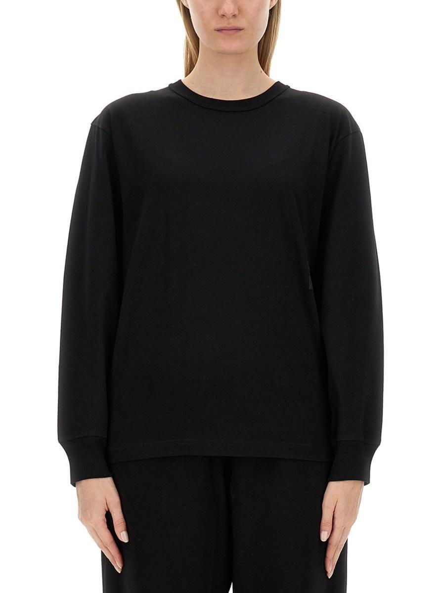 ALEXANDER WANG T T By Alexander Wang Sweatshirt With Logo In Black Product Image