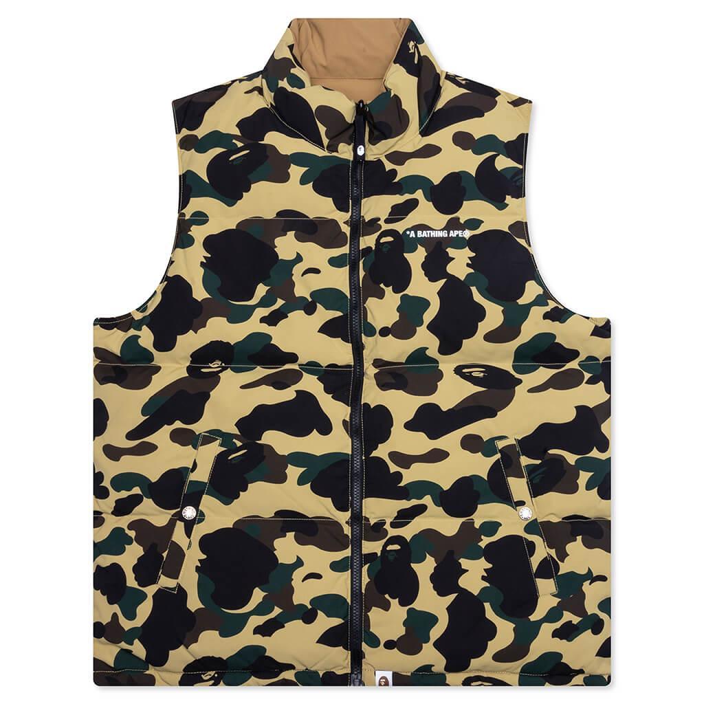 1st Camo Reversible Down Vest - Yellow Male Product Image