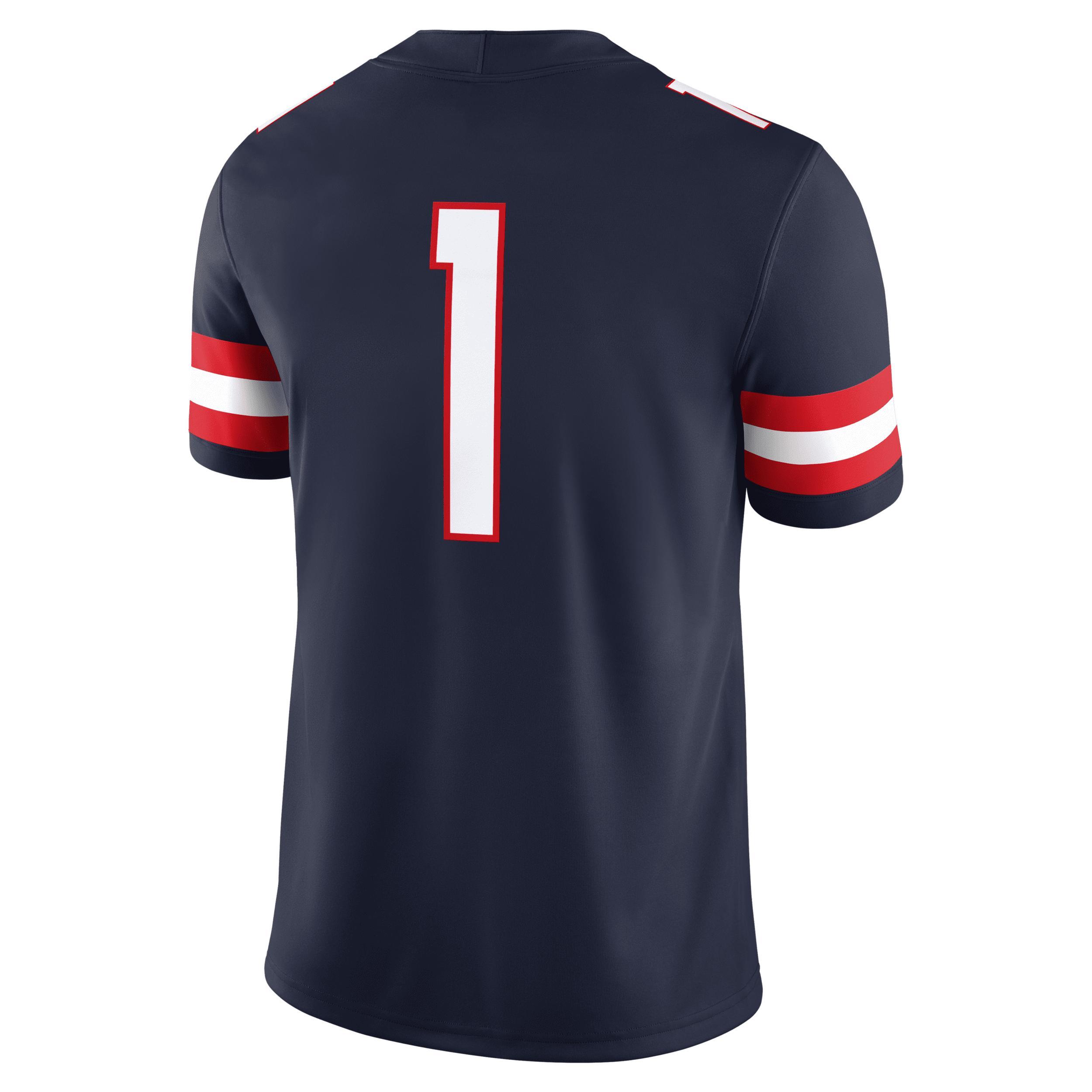 Men's Nike #1 Navy Arizona Wildcats Game Jersey, Size: Medium, Blue Product Image