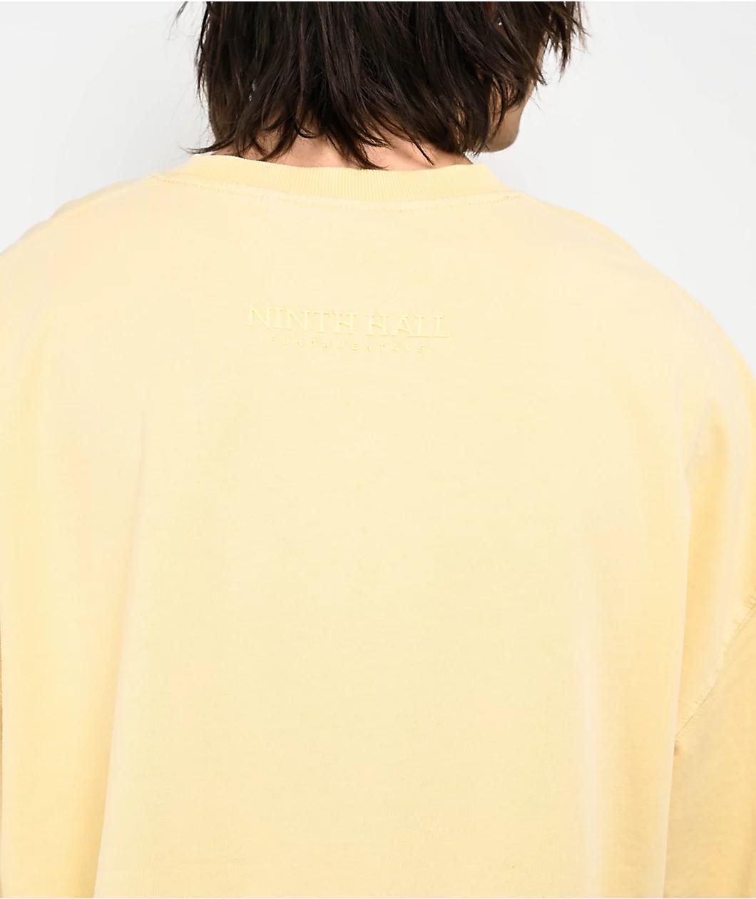 Ninth Hall Fundamentals Sand Oversized T-Shirt Product Image