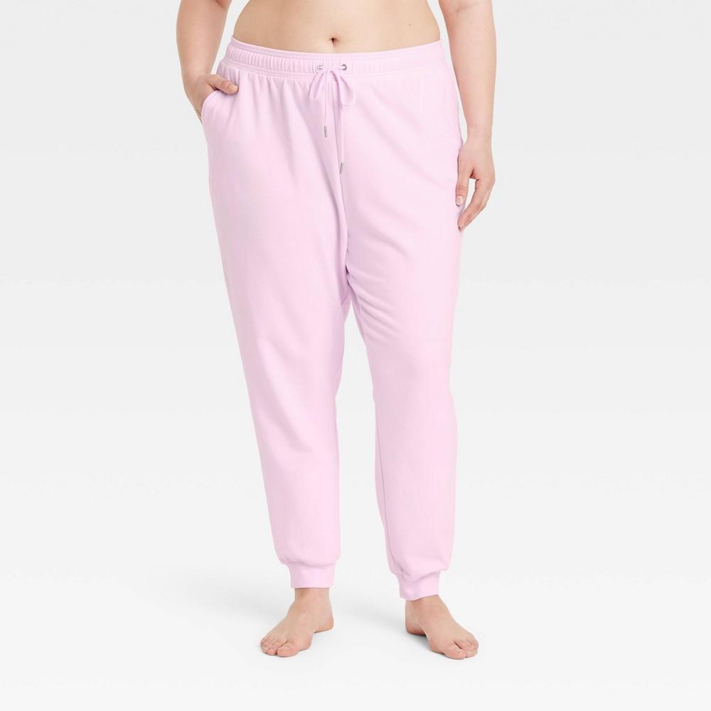 Women's Fleece Jogger Pants - Auden™ 3X: Tapered Leg, Side Pocket Product Image