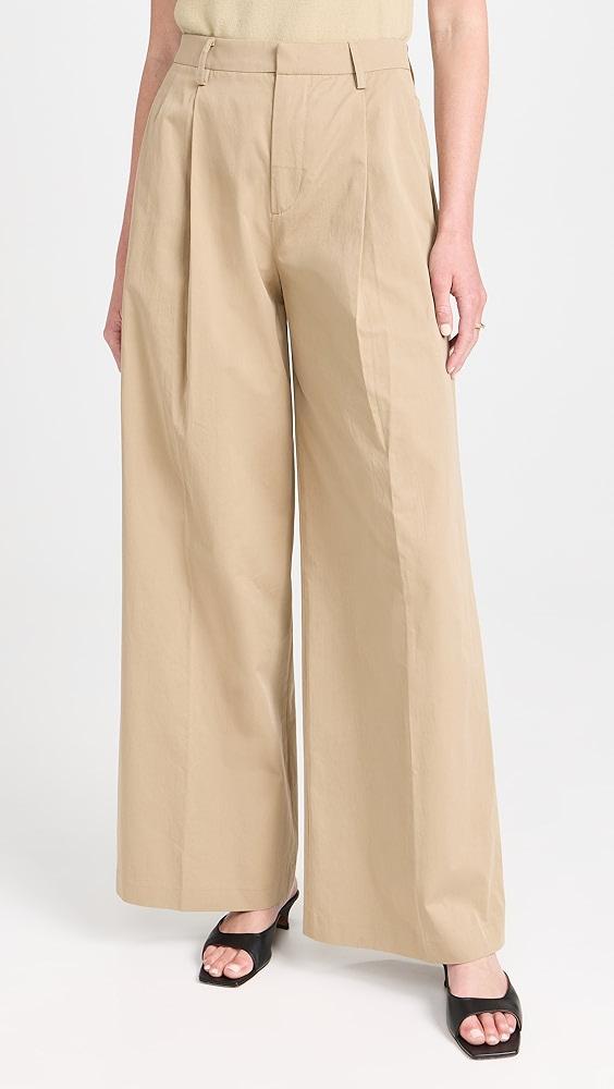 FRAME Pleated Wide Leg Pants | Shopbop Product Image