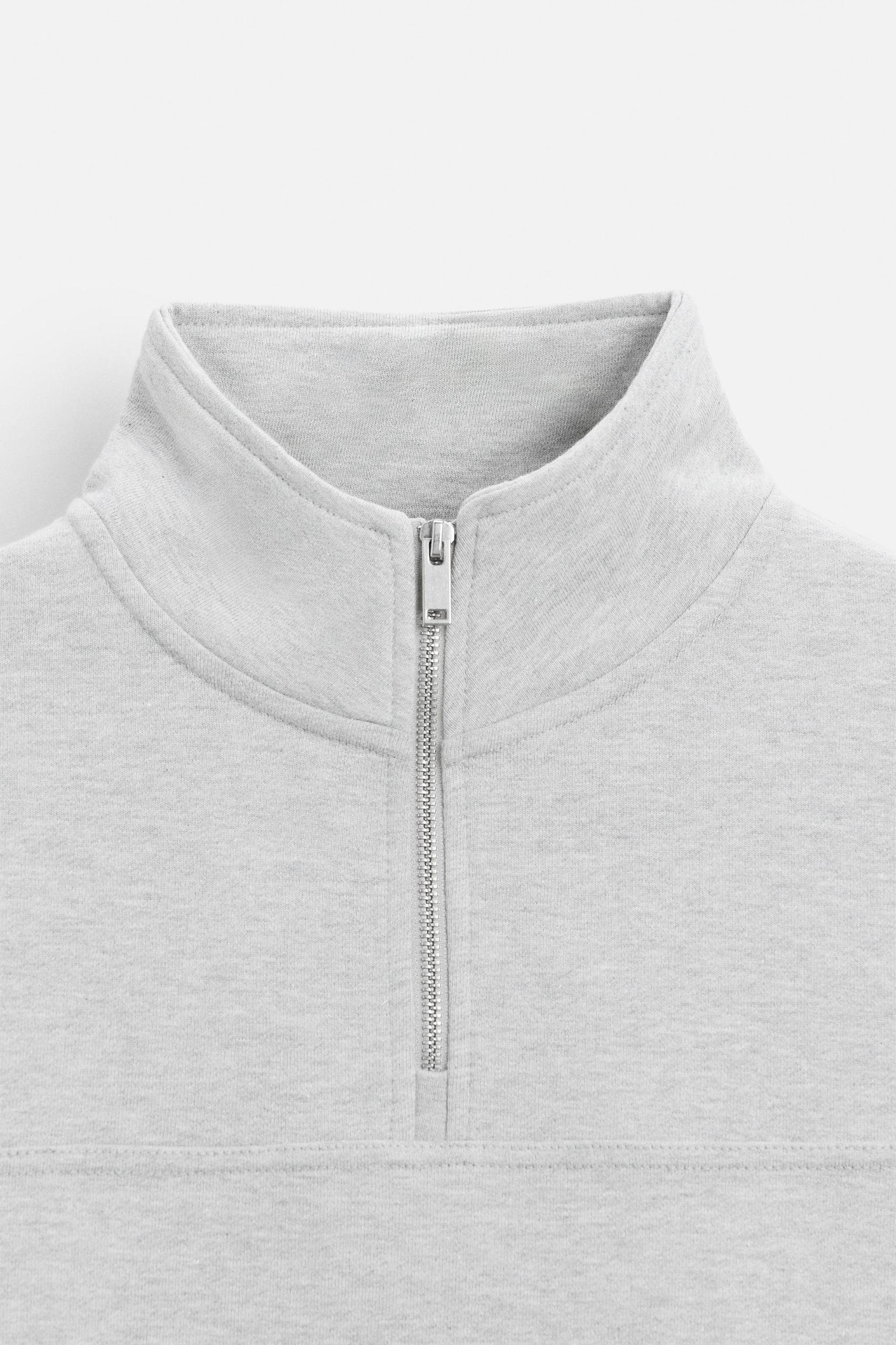 ZIP COLLAR SWEATSHIRT X ALL CAPS STUDIO Product Image