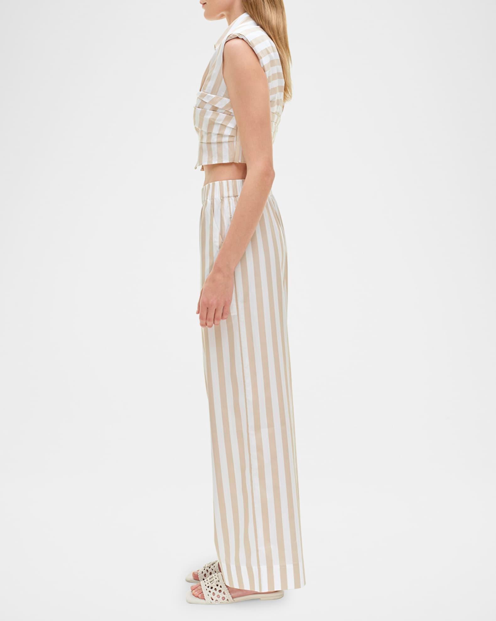 Arden Stripe Pull-On Pants Product Image
