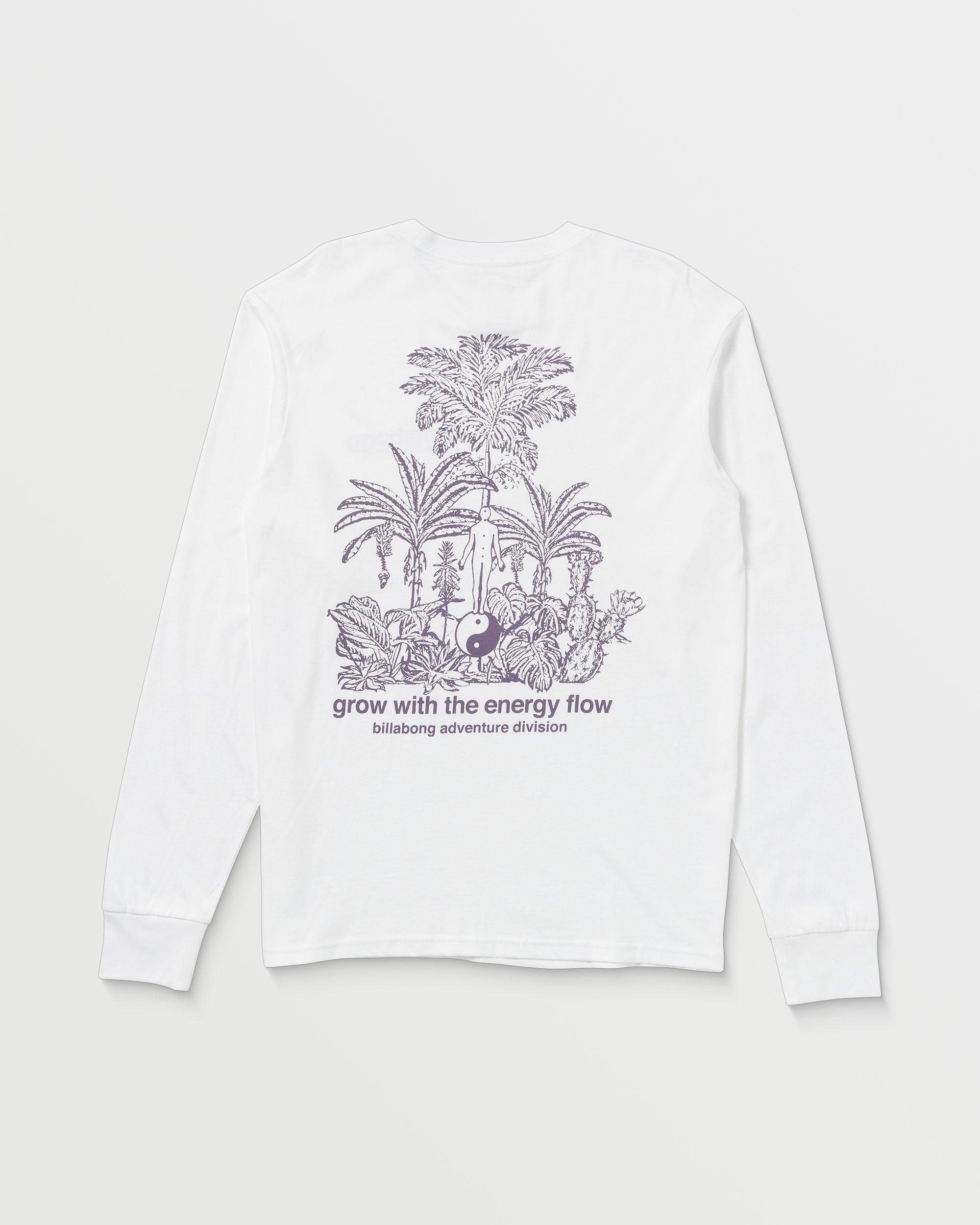 Grow A/Div Long Sleeve Tee - White Male Product Image
