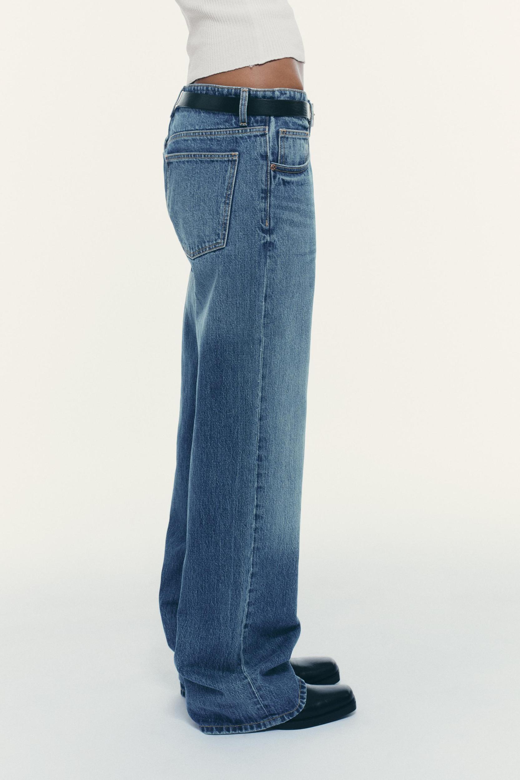 TRF MID-RISE WIDE LEG JEANS Product Image