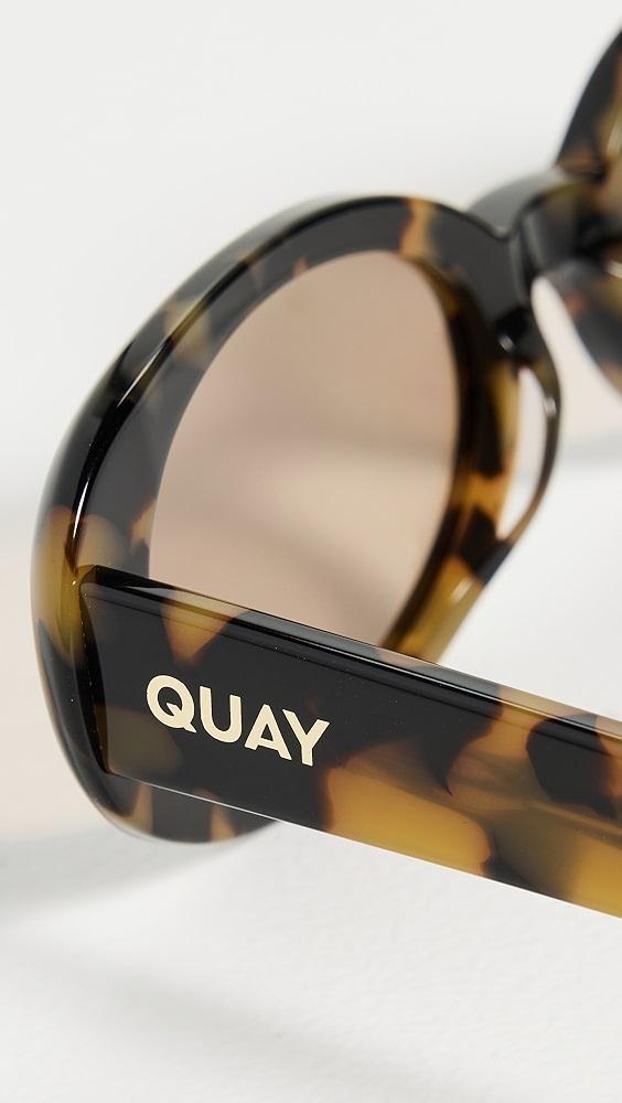 Quay Felt Cute Sunglasses | Shopbop Product Image