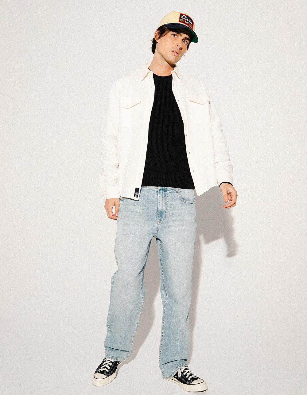 RSQ Mens Loose Fit Jeans - Dark Wash Product Image